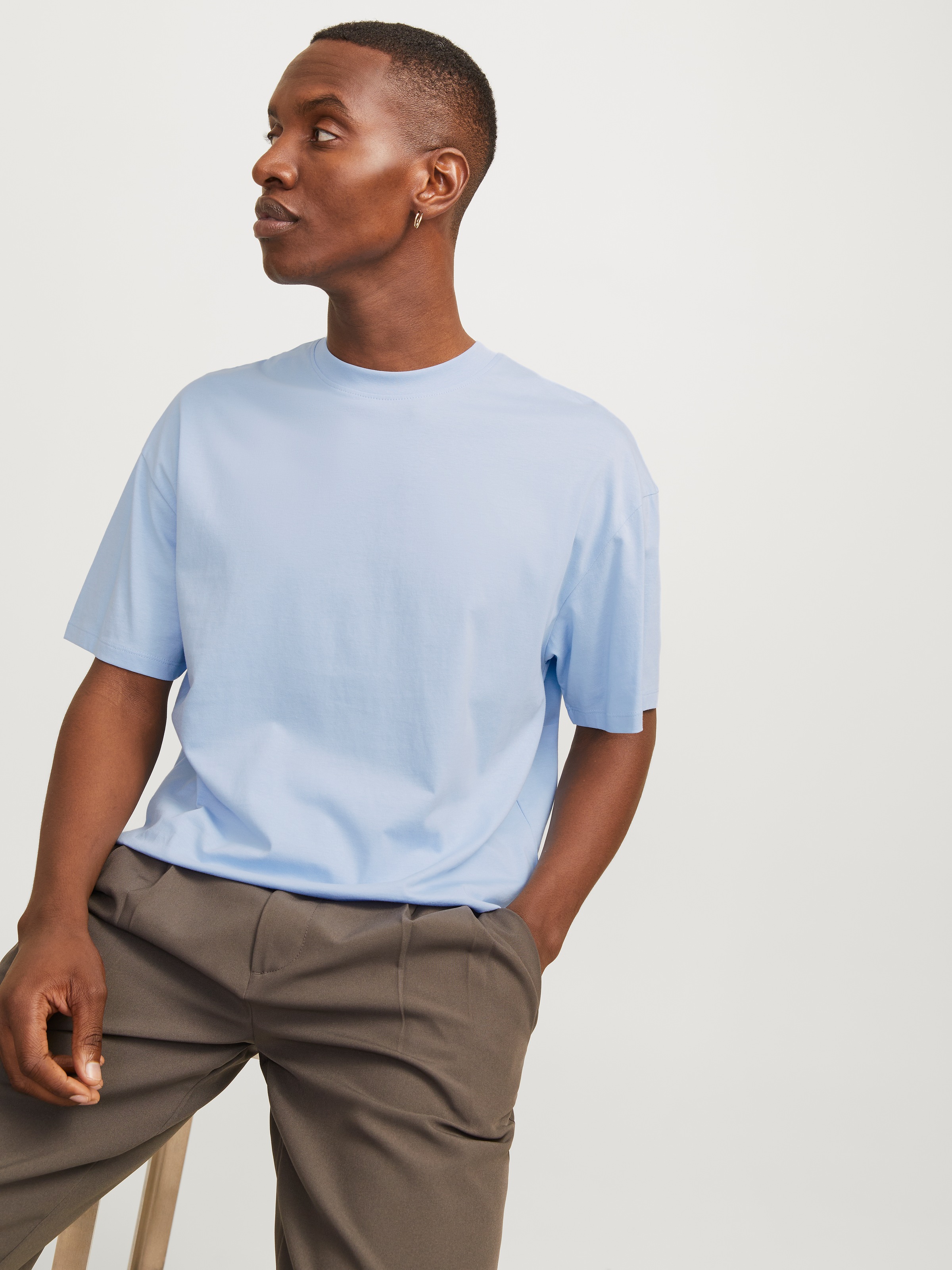 Jack & Jones Oversize-Shirt "JJEBRADLEY Oversize T-Shirt mit klassischem Ru günstig online kaufen