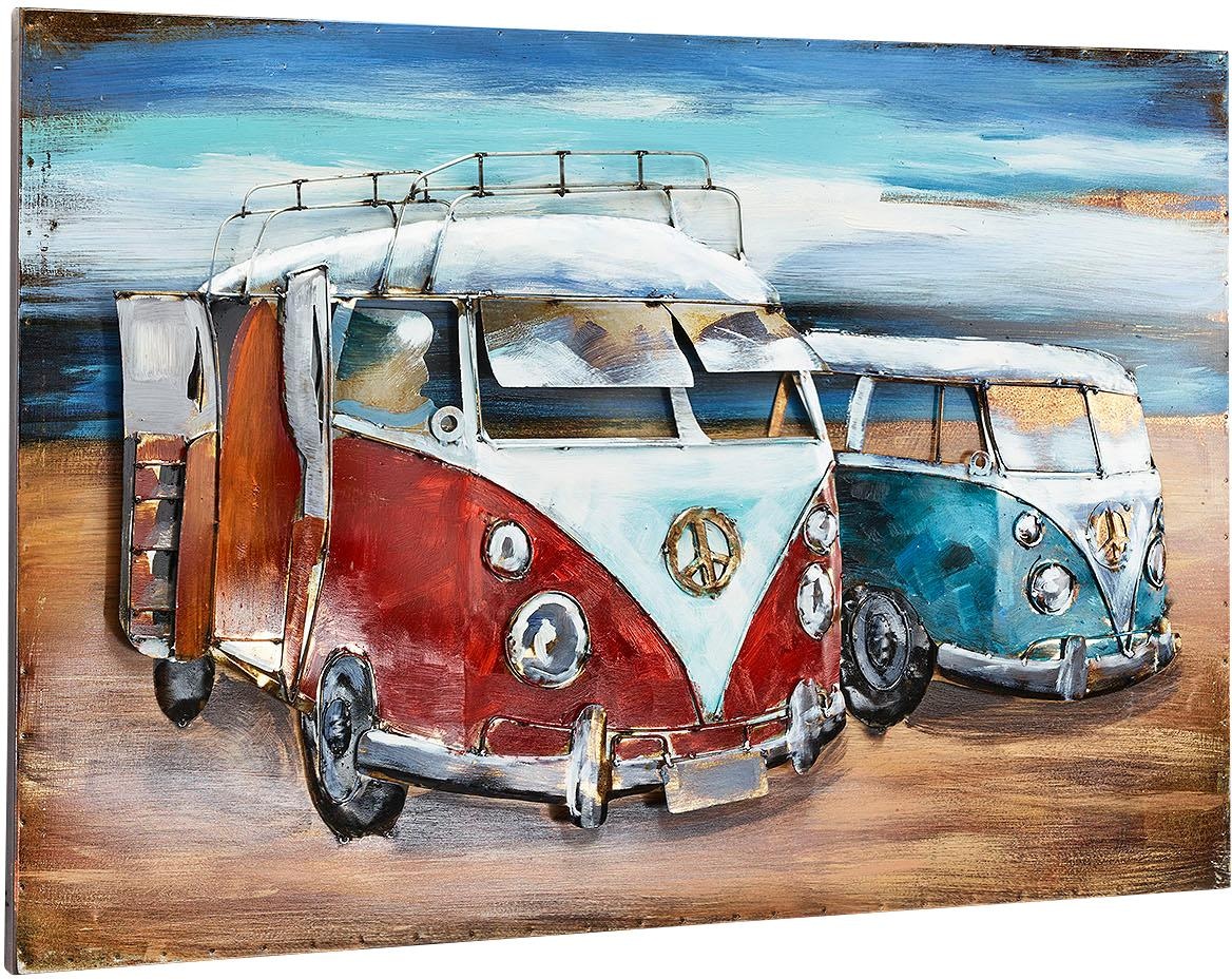 VW Collection VW T1 Bulli Bus Wandtattoo - Classic rot