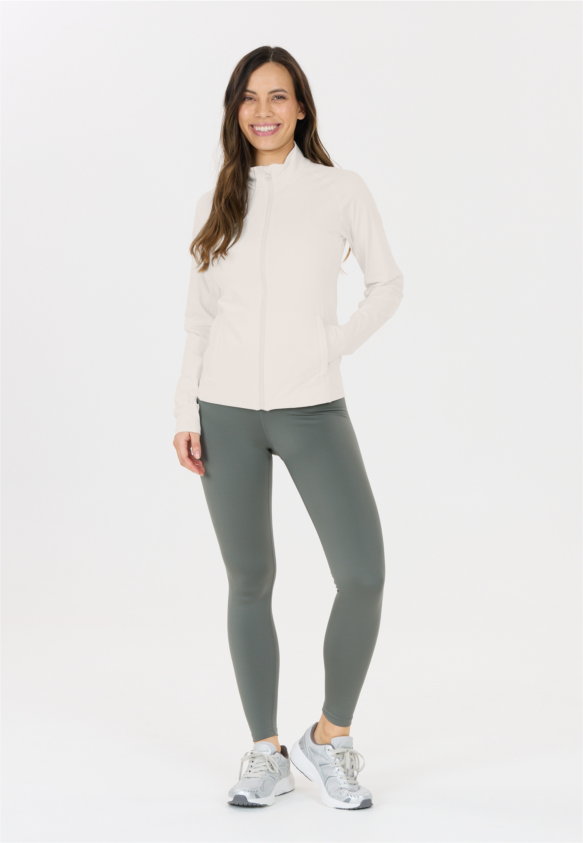 ATHLECIA Outdoorjacke »Krosa«, mit Vollreißverschluss und Flatlock-Nähten