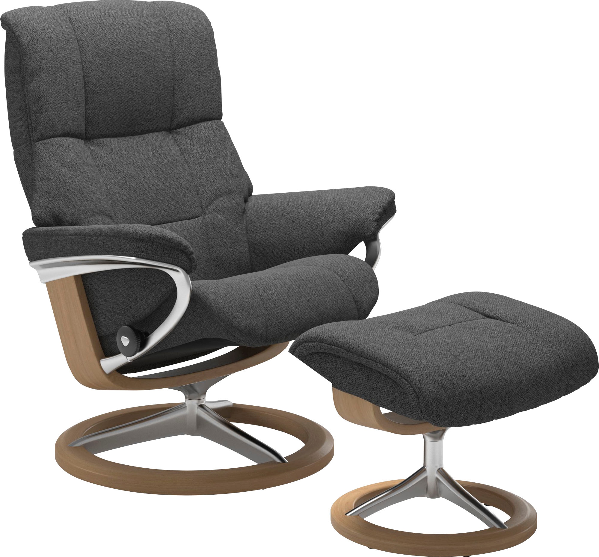 Stressless Fußhocker "Mayfair", mit Signature Base, Gestell Eiche