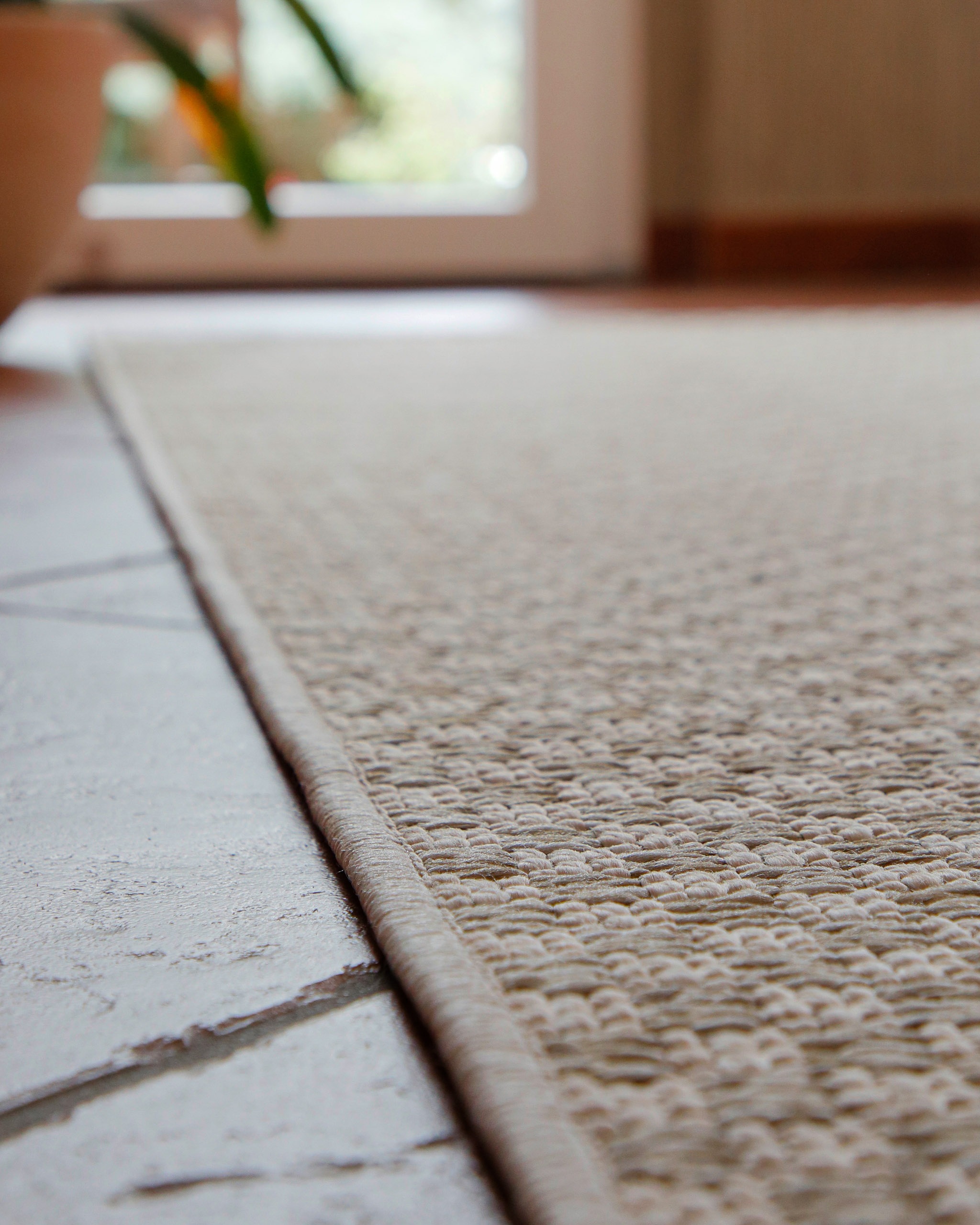 Wecon home Läufer »Miami South Beach« rechteckig 5 mm Höhe In- & Outdoor Teppich, wetterfest, kariert, Balkon, pflegeleicht