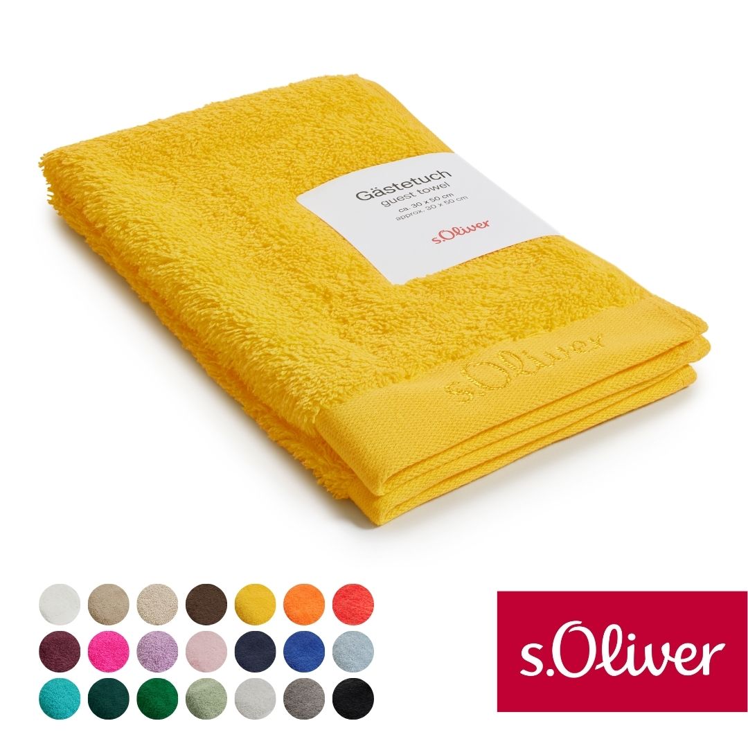 s.Oliver Gästehandtuch "s.Oliver, Premium Qualität, 600 gr/m², auch als Sets erhältlich" große Farbauswahl, auch als Duschtuch, Waschhandschuh, Handtuch