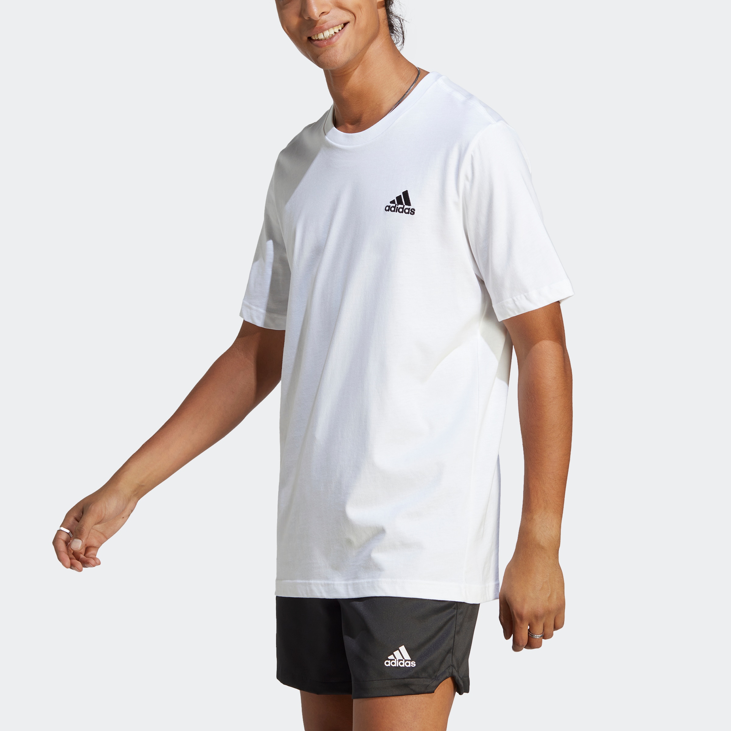 adidas Sportswear T-Shirt »ESSENTIALS SINGLE JERSEY EMBROIDERED SMALL LOGO«