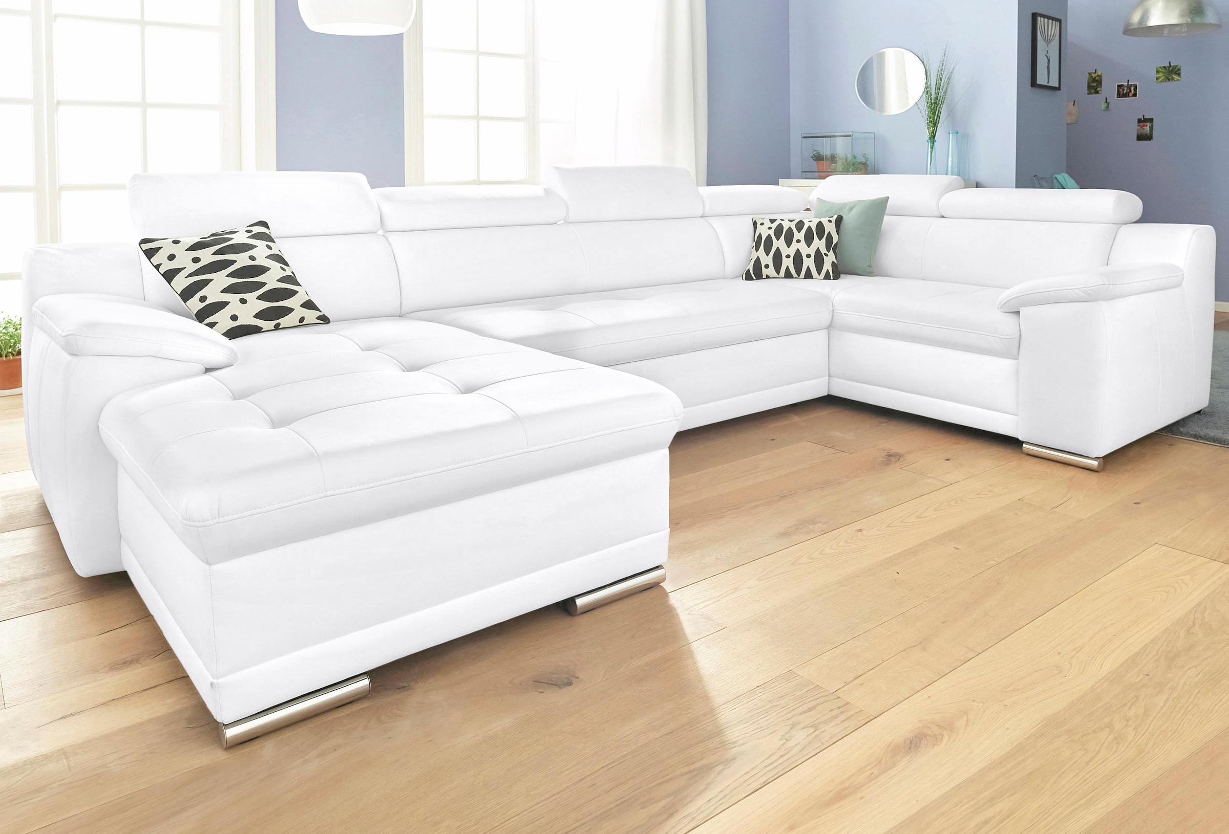 sit&more Wohnlandschaft »Top Andiamo U-Form«, mit Kopfteilverstellung, wahlweise mit Bettfunktion