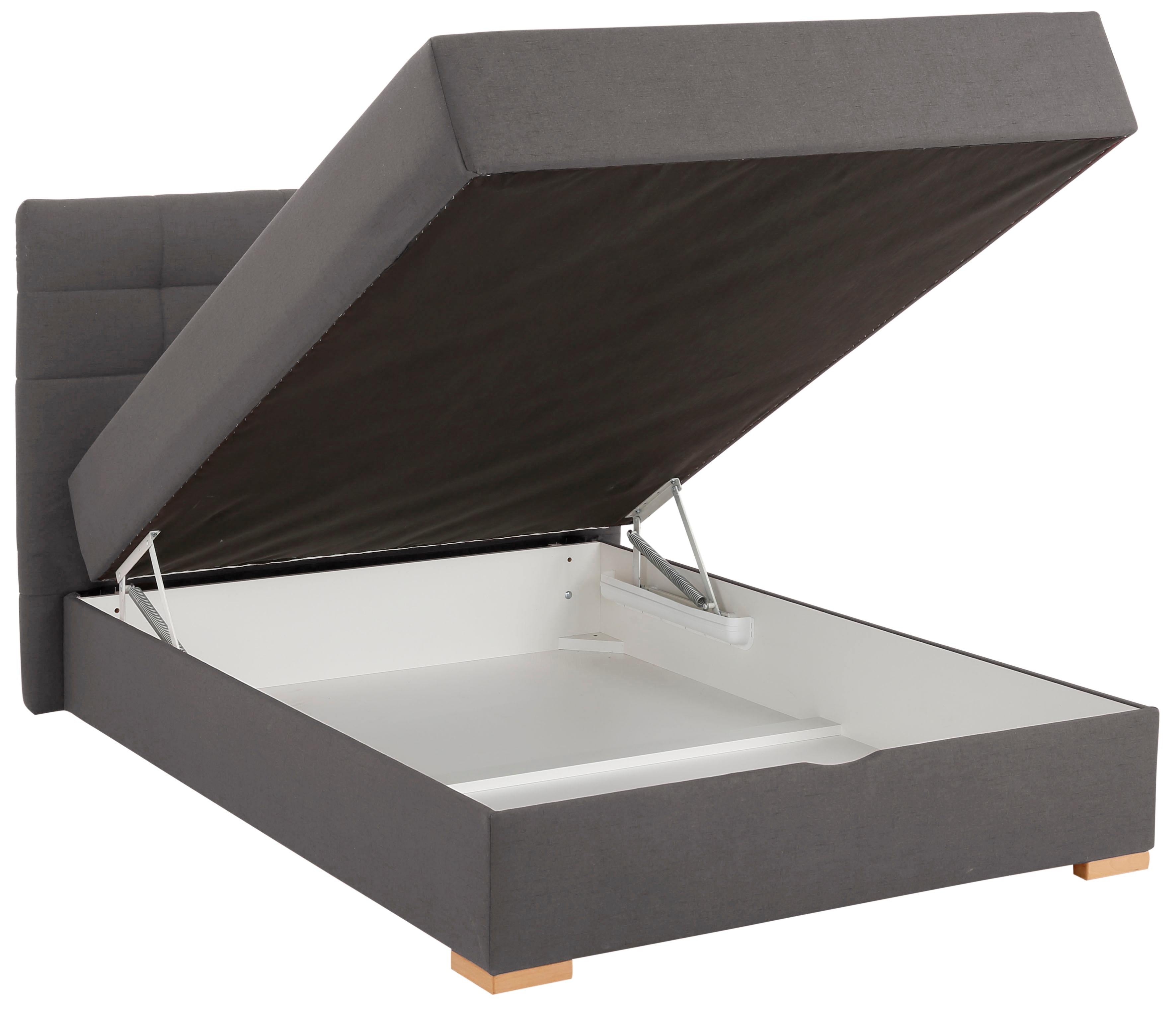 Thumbnail - Home affaire Boxbett "Olivet mit Bettkasten" in 4 Farben, 4 Breiten, 2 Matratzenarten, auch in Überlänge 220 cm