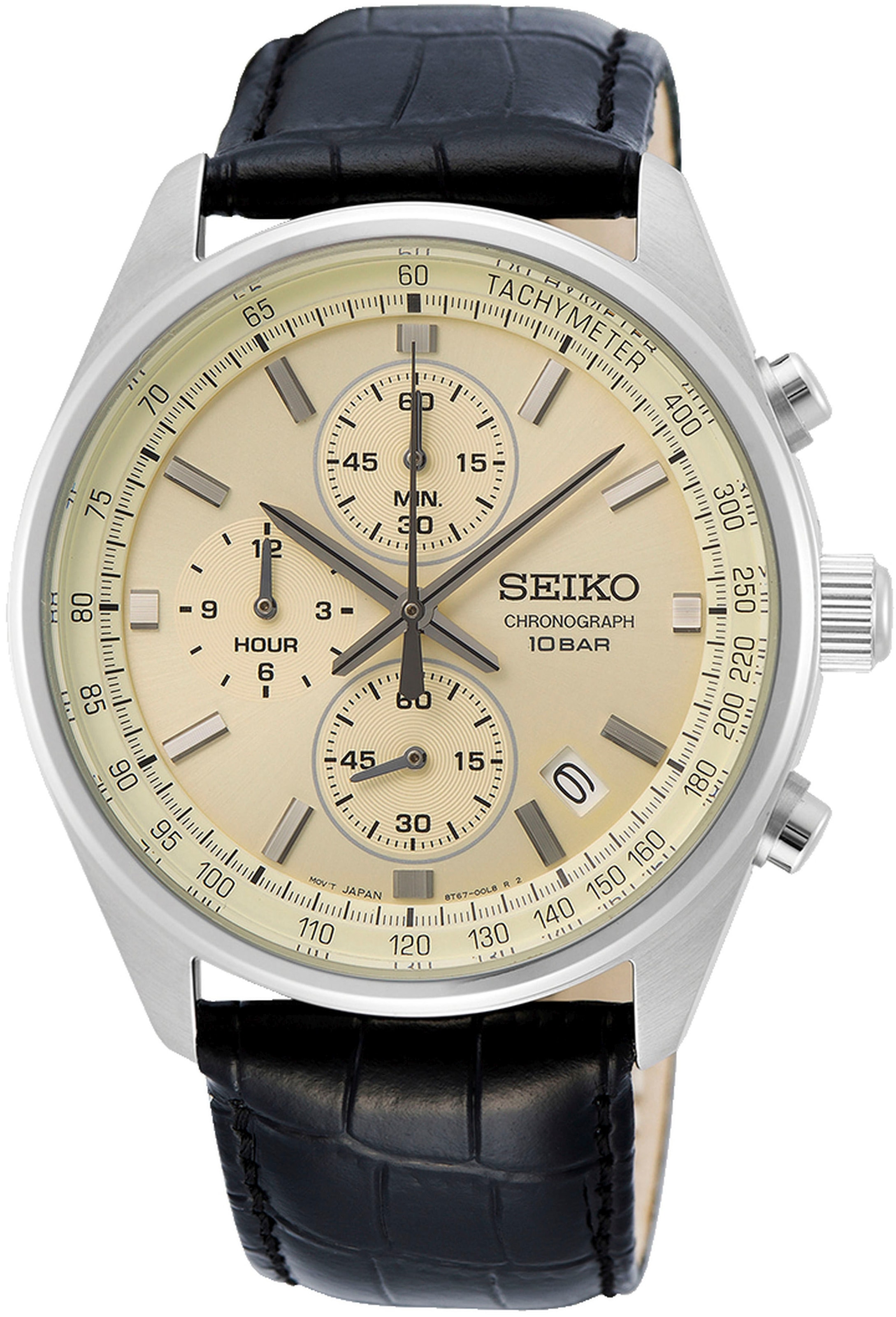 Seiko Chronograph »SSB383P1«, Armbanduhr, Quarzuhr, Herrenuhr, Stoppfunktion, Datum