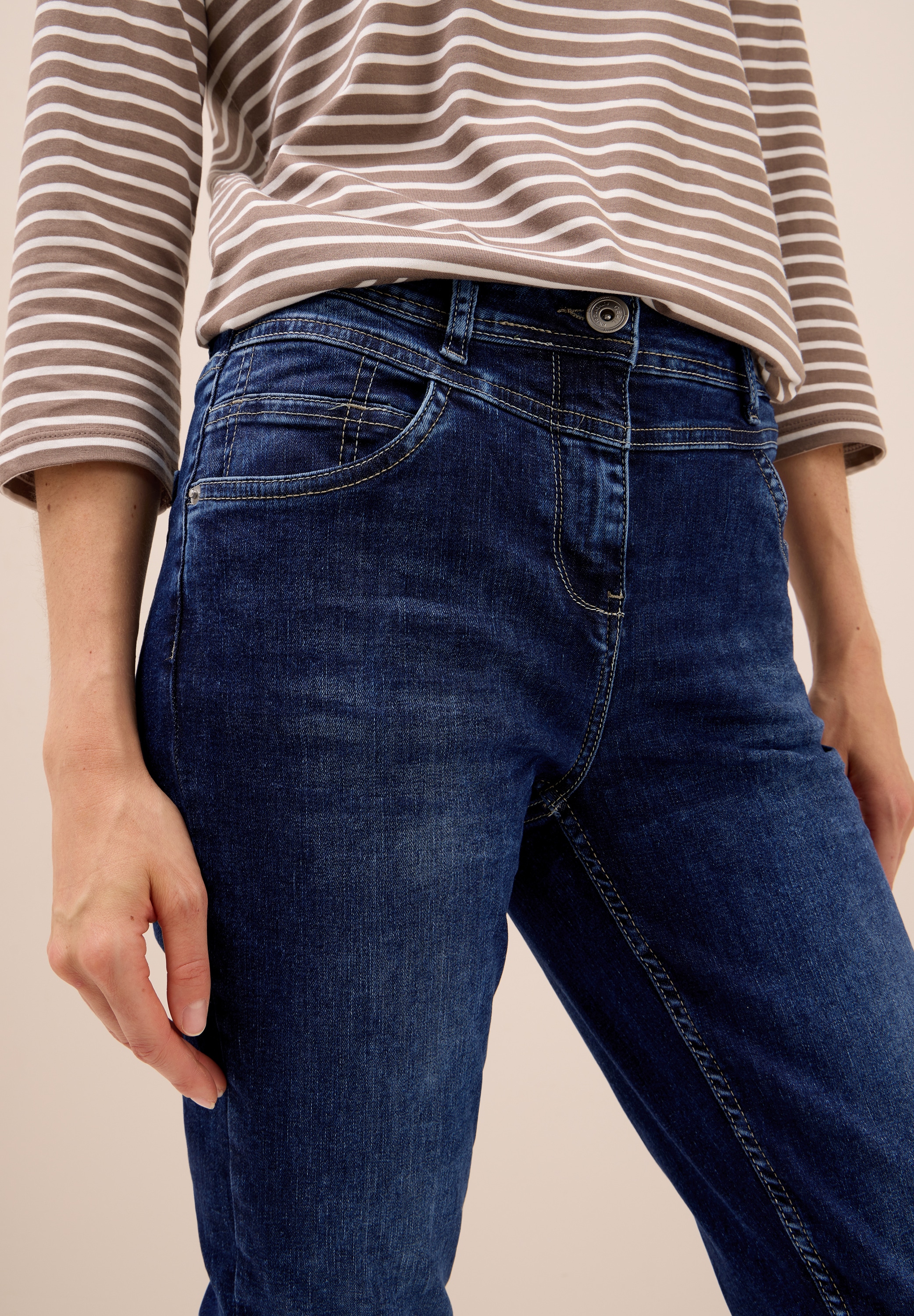 Cecil Slim-fit-Jeans »Style Toronto«, im Five-Pocket Style