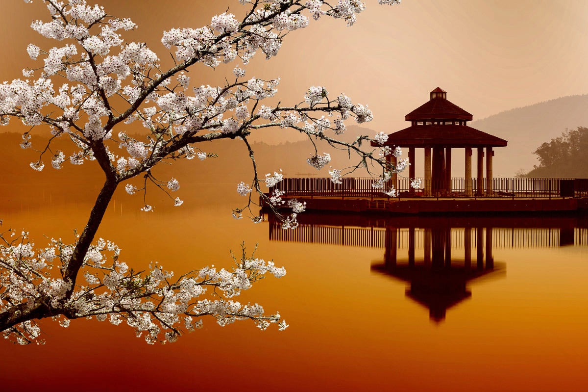 Papermoon "Japanischer See"