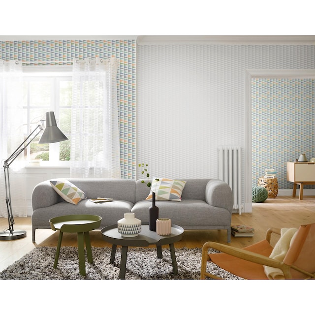 freundin Home Collection Gardine »Nordic Living 00 weiß«, (1 St.) bestellen  | BAUR