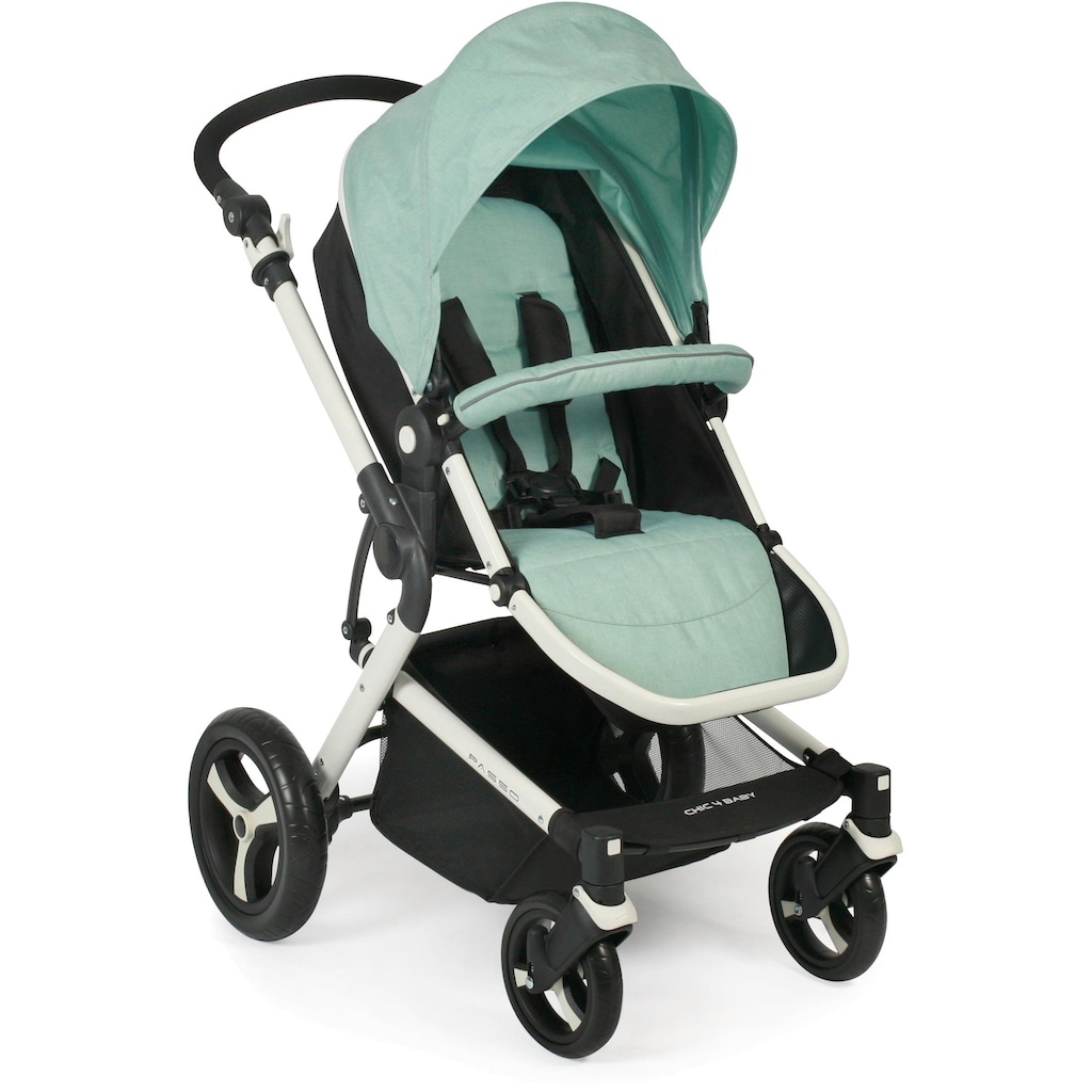 CHIC4BABY Kombi-Kinderwagen »Passo, mint«, 15 kg