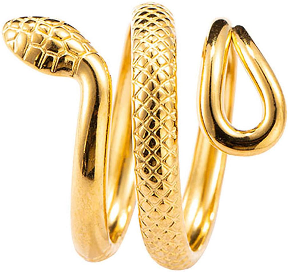 Firetti Fingerring »Schmuck Geschenk Damenring Schlange«, Made in Germany