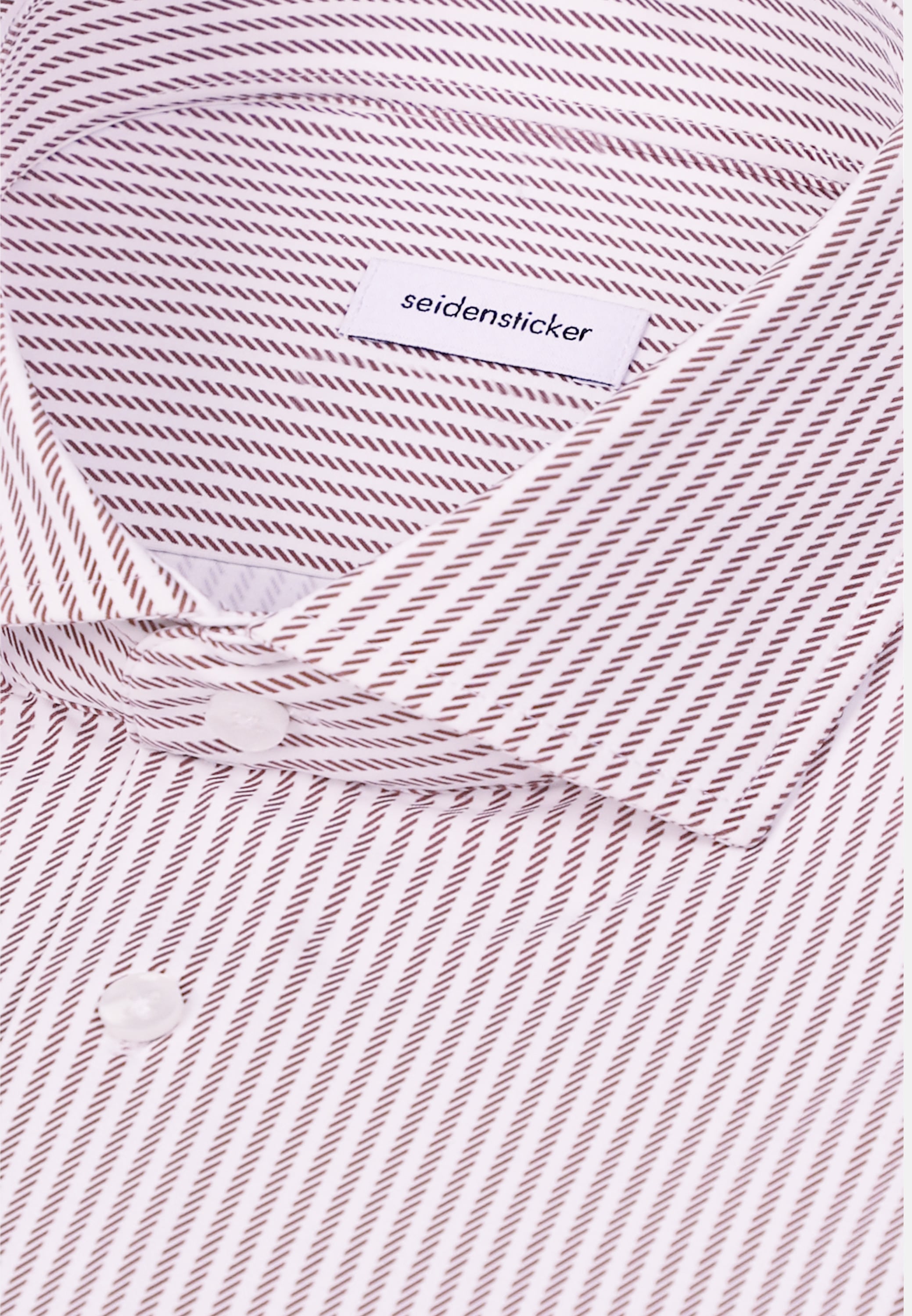 seidensticker Businesshemd »Schwarze Rose« Slim 1/1 Kentkragen Druck
