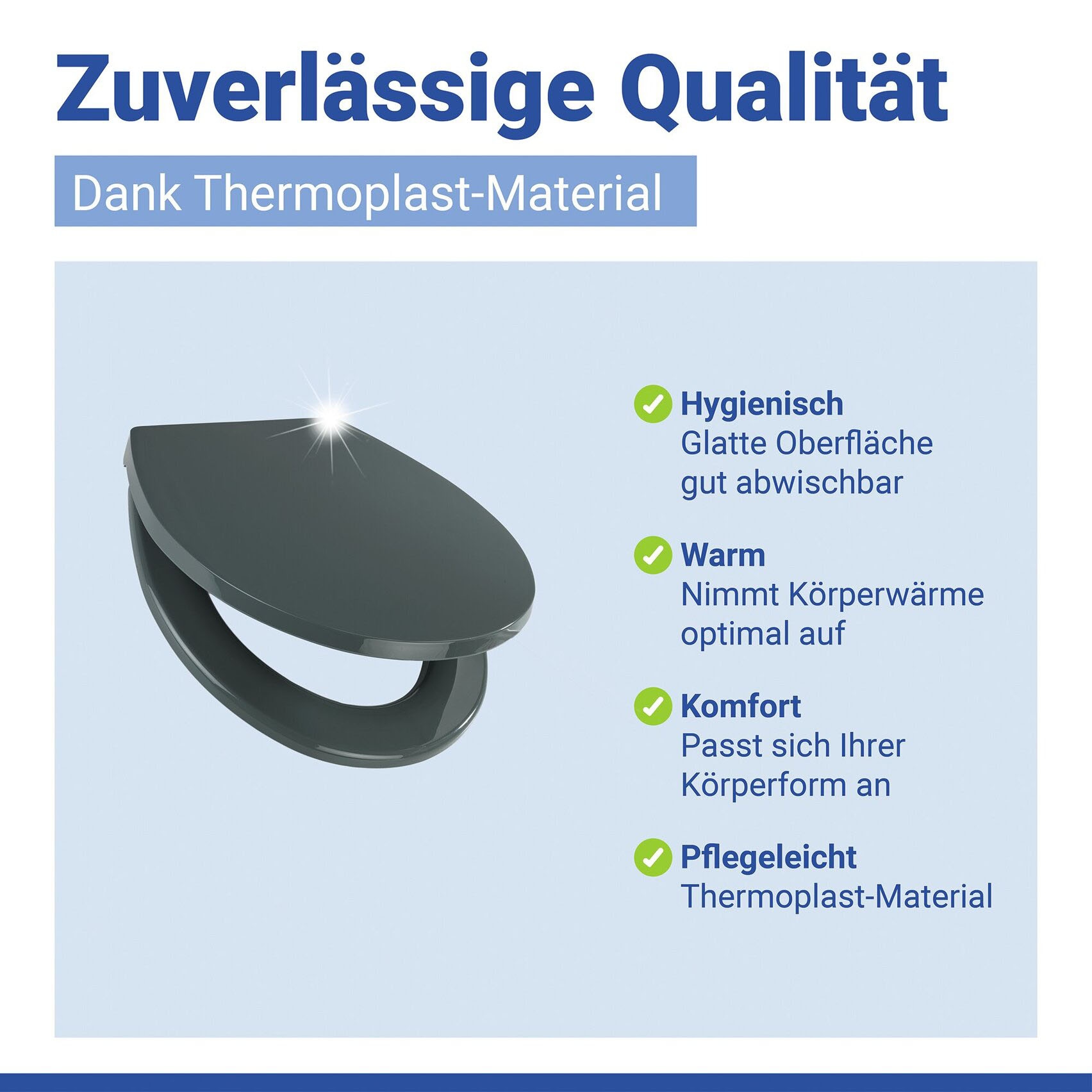 WENKO WC-Sitz »Ostuni« 1 Stk. tlg. Thermoplast, belastbar mit 300 kg, mit Absenkautomatik