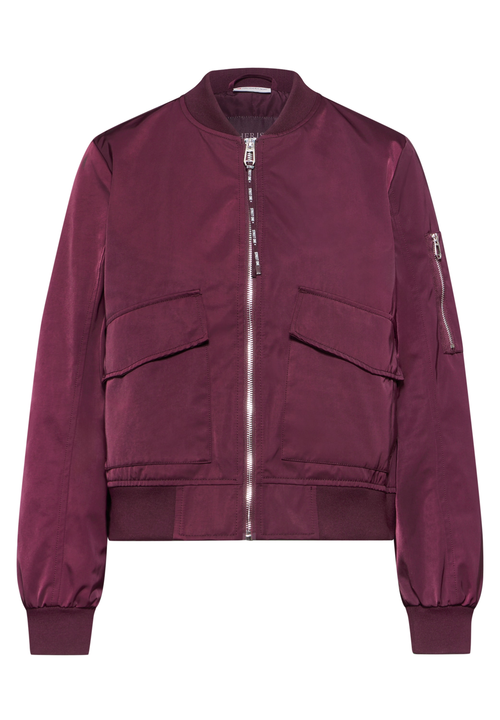 STREET ONE Bomberjacke, im glänzenden Finish