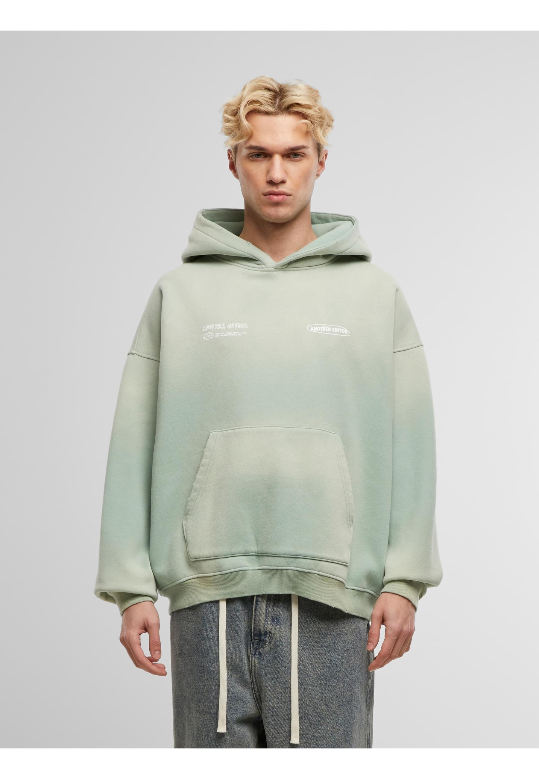 Another Cotton Lab Kapuzensweatshirt »Another Cotton Lab Matcha Lab Oversized Washed Hoodie«, (1 tlg.)