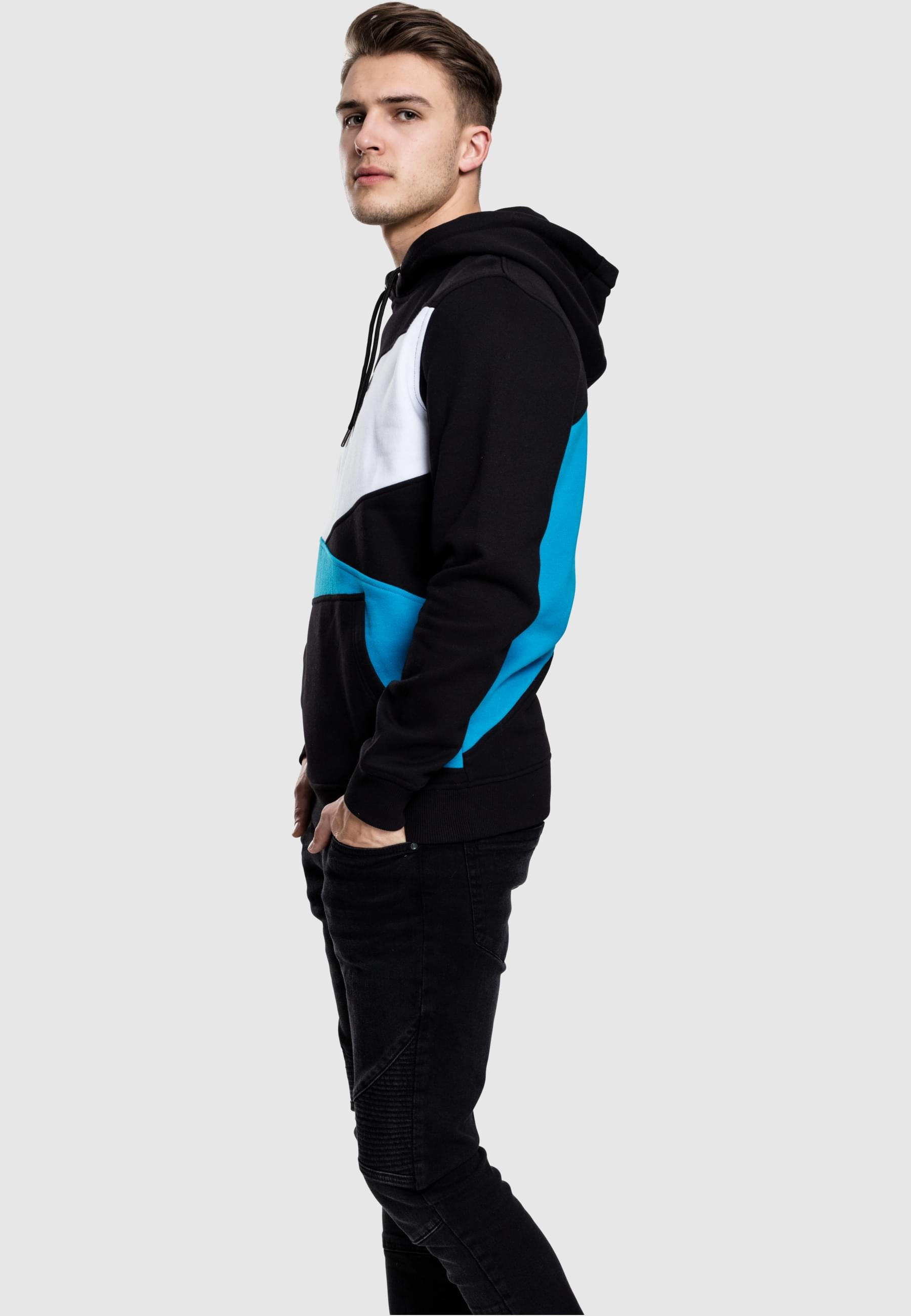 URBAN CLASSICS Sweatshirt »Urban Classics Herren Zig Zag Hoody«, (1 tlg.)