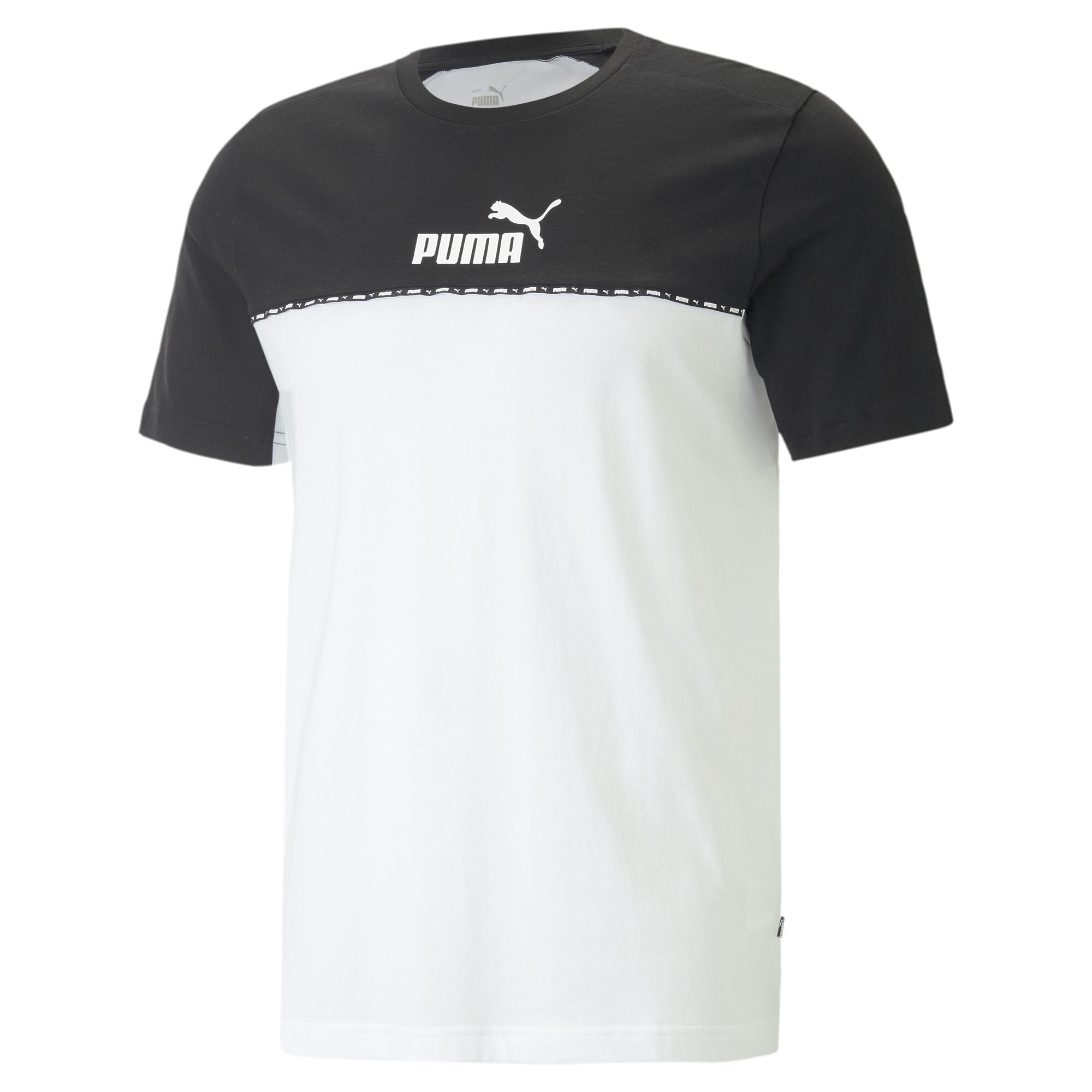 PUMA T-Shirt "Essentials Block Tape T-Shirt Herren" günstig online kaufen