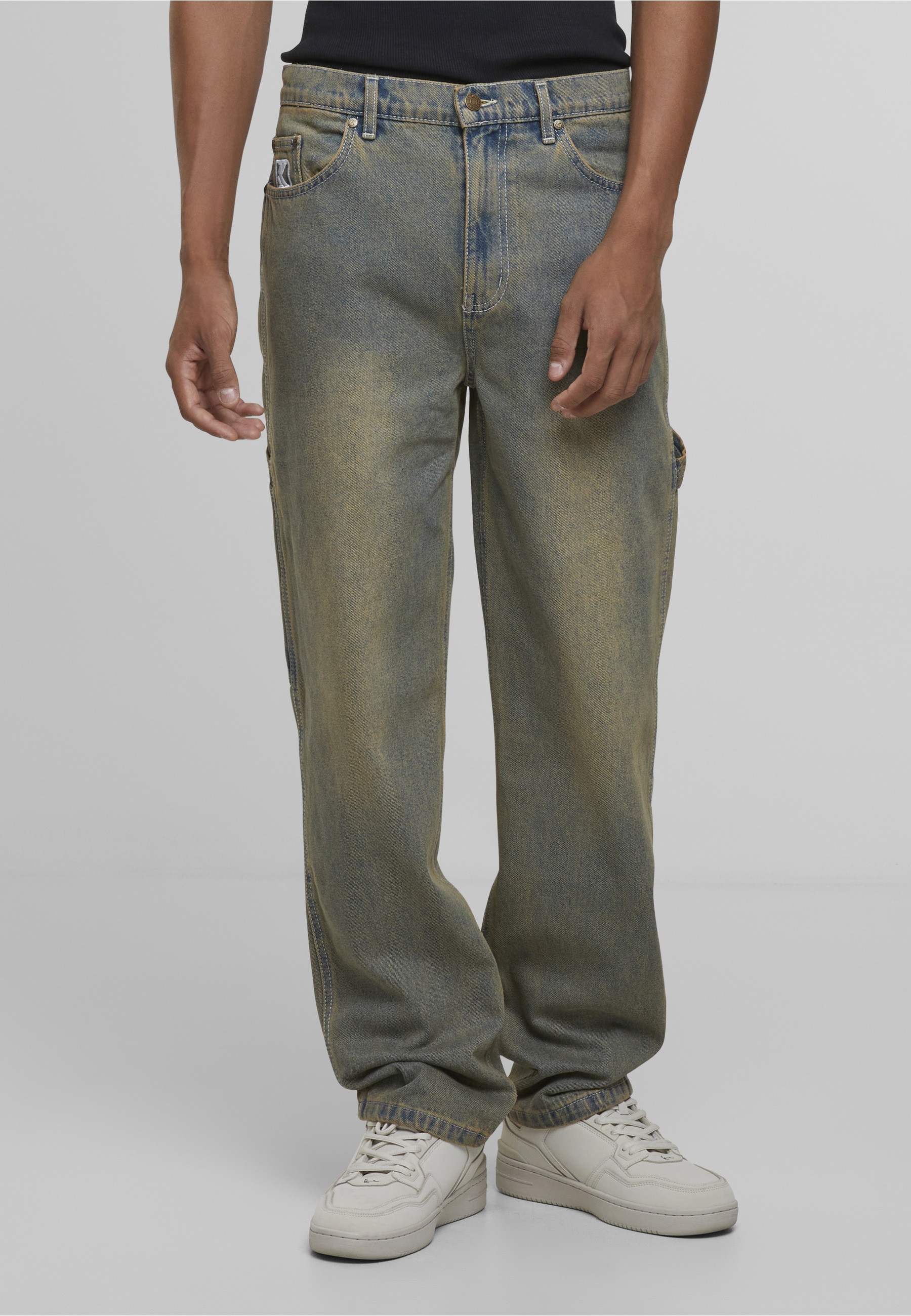 Karl Kani Bequeme Jeans »Karl Kani Herren KK OG Baggy Workwear Denim« 1 Stk.