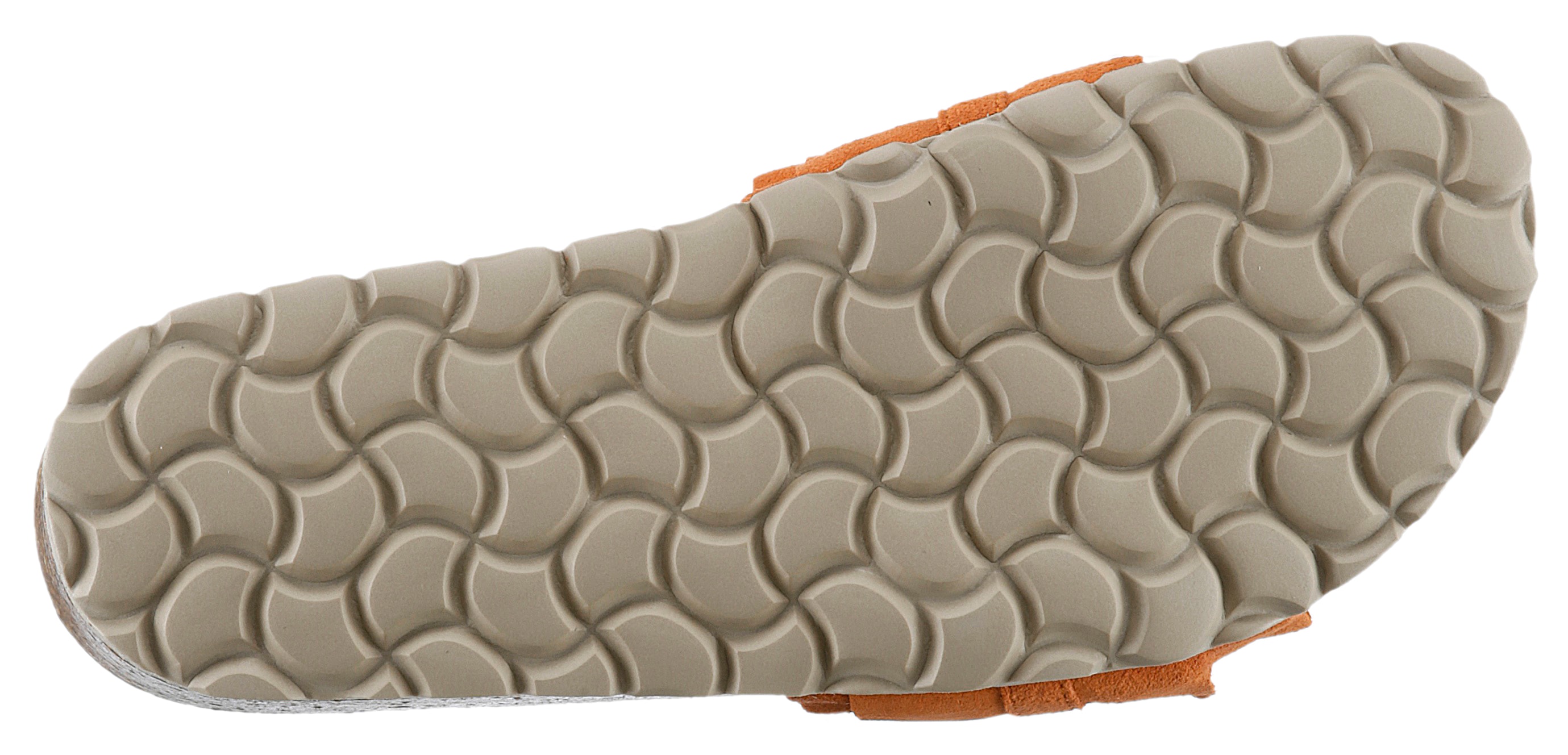 Thumbnail - VERBENAS Pantolette "Rocio Roda" Sommerschuh, Flat mit geschwungenen Laschenstoff