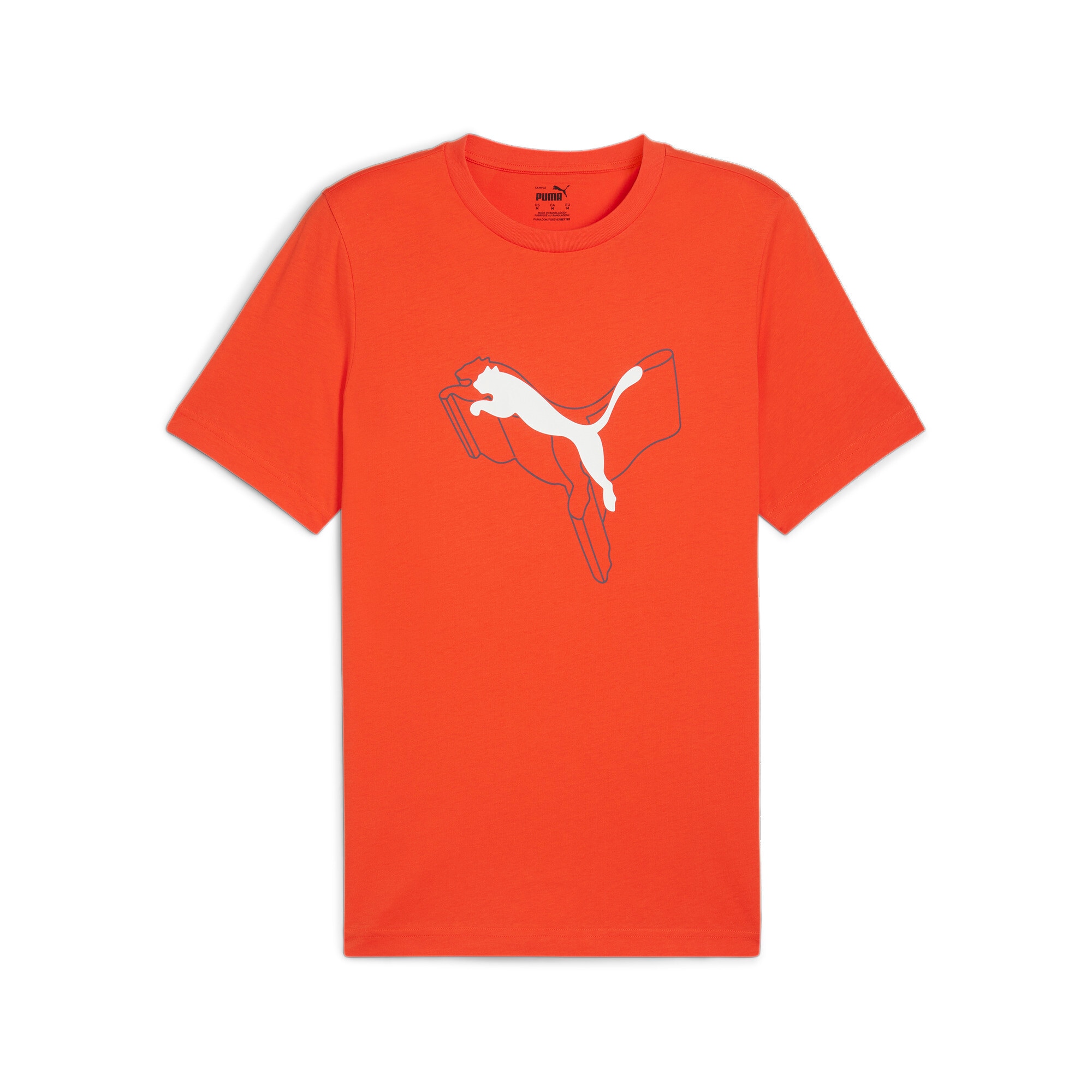 PUMA T-Shirt »ESS+ LOGO LAB  CAT TEE« sportlicher Stil, Kurzarmdesign, Rundhalsausschnitt