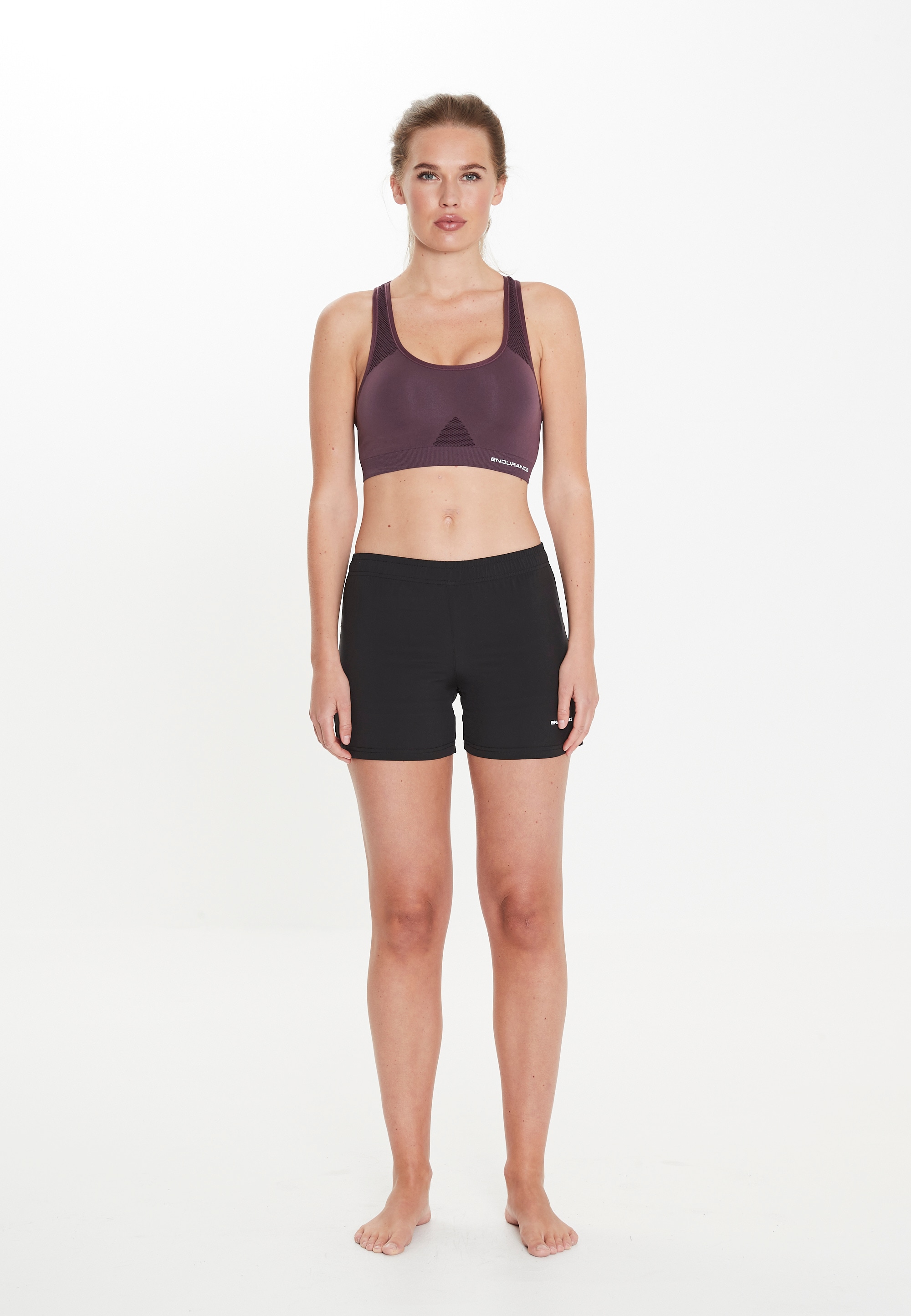 ENDURANCE Shorts »Potenza 2 in 1 Shorts«, mit haltgebender Innenshorts