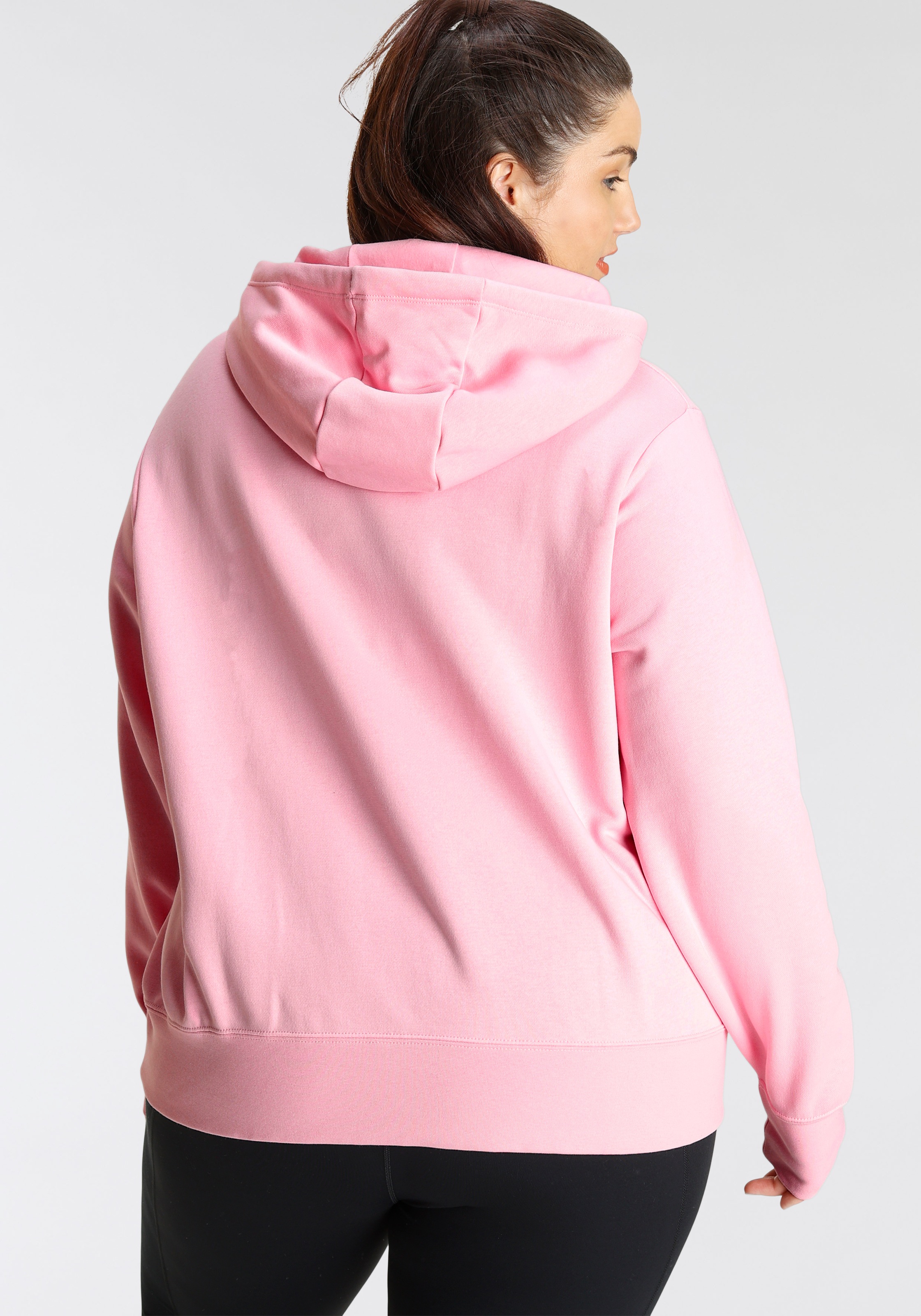 Nike Sportswear Kapuzensweatshirt »W NSW CLUB FLC FNL HOODIE PLUS«