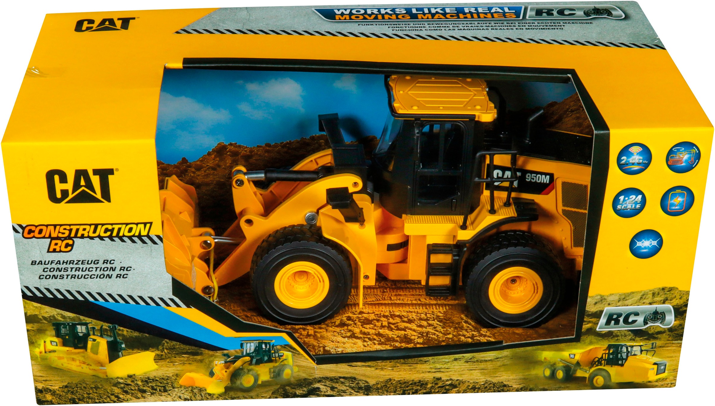 Carrera® RC-Bagger »CAT 950M Radlader«, mit LED- und Soundfunktion