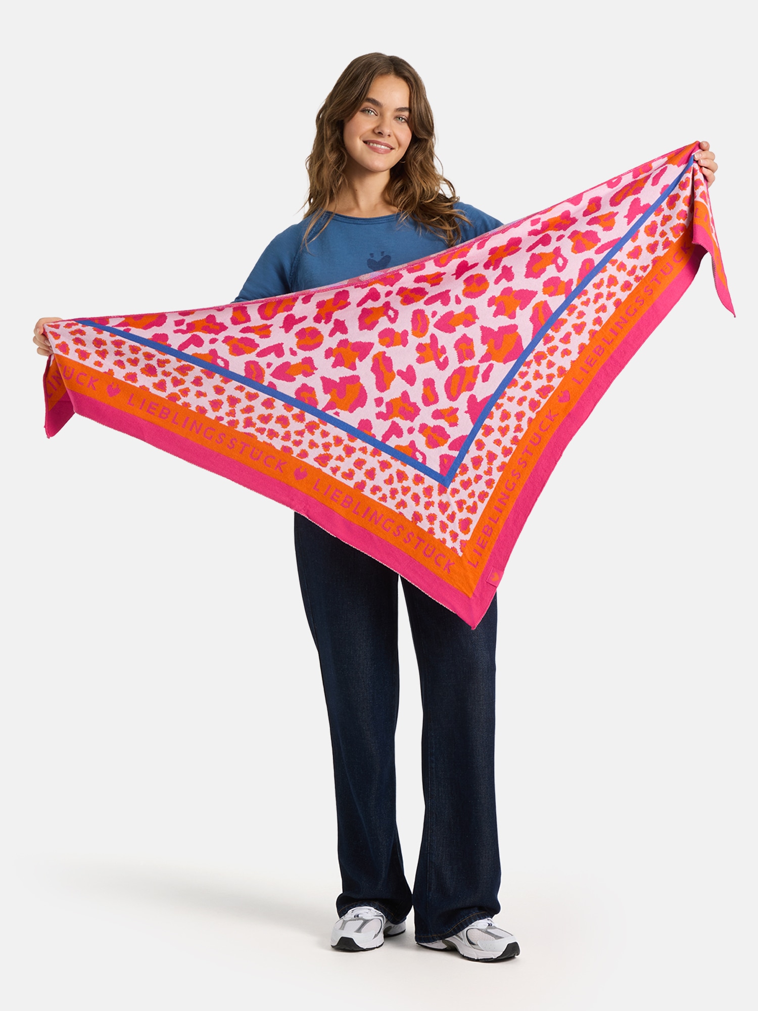 Lieblingsstück Modetuch »Damen-Dreiecksschal« mit Baumwoll-Anteil