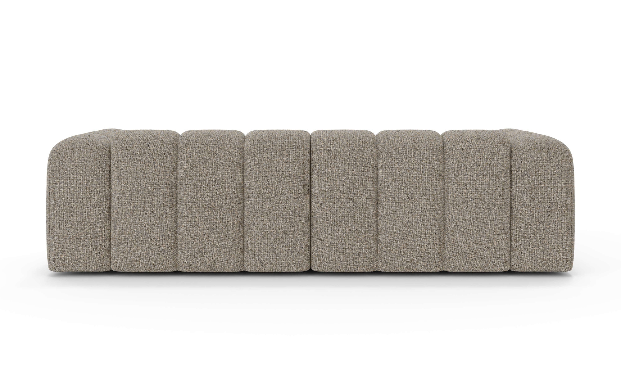 OTTO home Ecksofa »KALLIE Design-Sofa mit Wellenunterfederung, Bubble-Optik, 248/186/72cm«, moderne Steppung, hoher Sitzkomfort und modernes Design