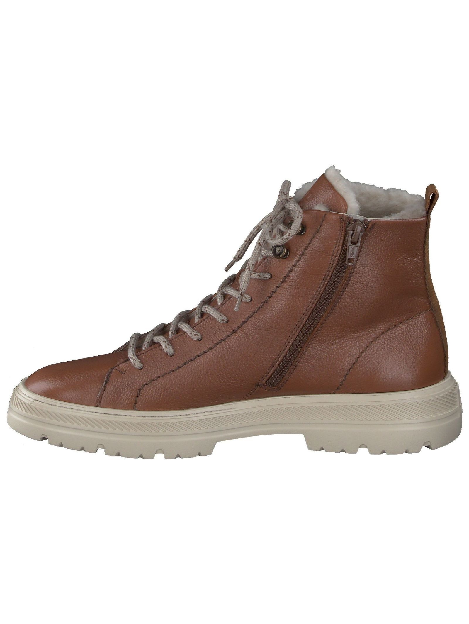 Paul Green Schnürstiefelette "Paul Green Stiefelette Glattleder" günstig online kaufen