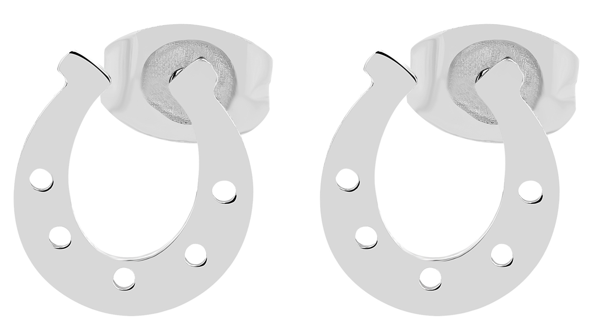 Paar Ohrhänger ADELIA´S "Damen Ohrringe – Ohrstecker aus Edelstahl", Damen, Gr. Damen, Edelstahl, silber, Ohrringe, Geschenkidee: zeitlos und vielseitig 4