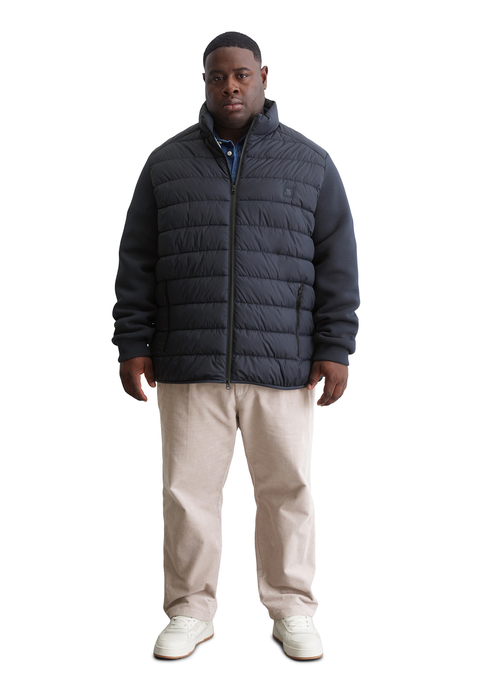 Marc O'Polo Outdoorjacke »mit weichen Scuba-Ärmeln«