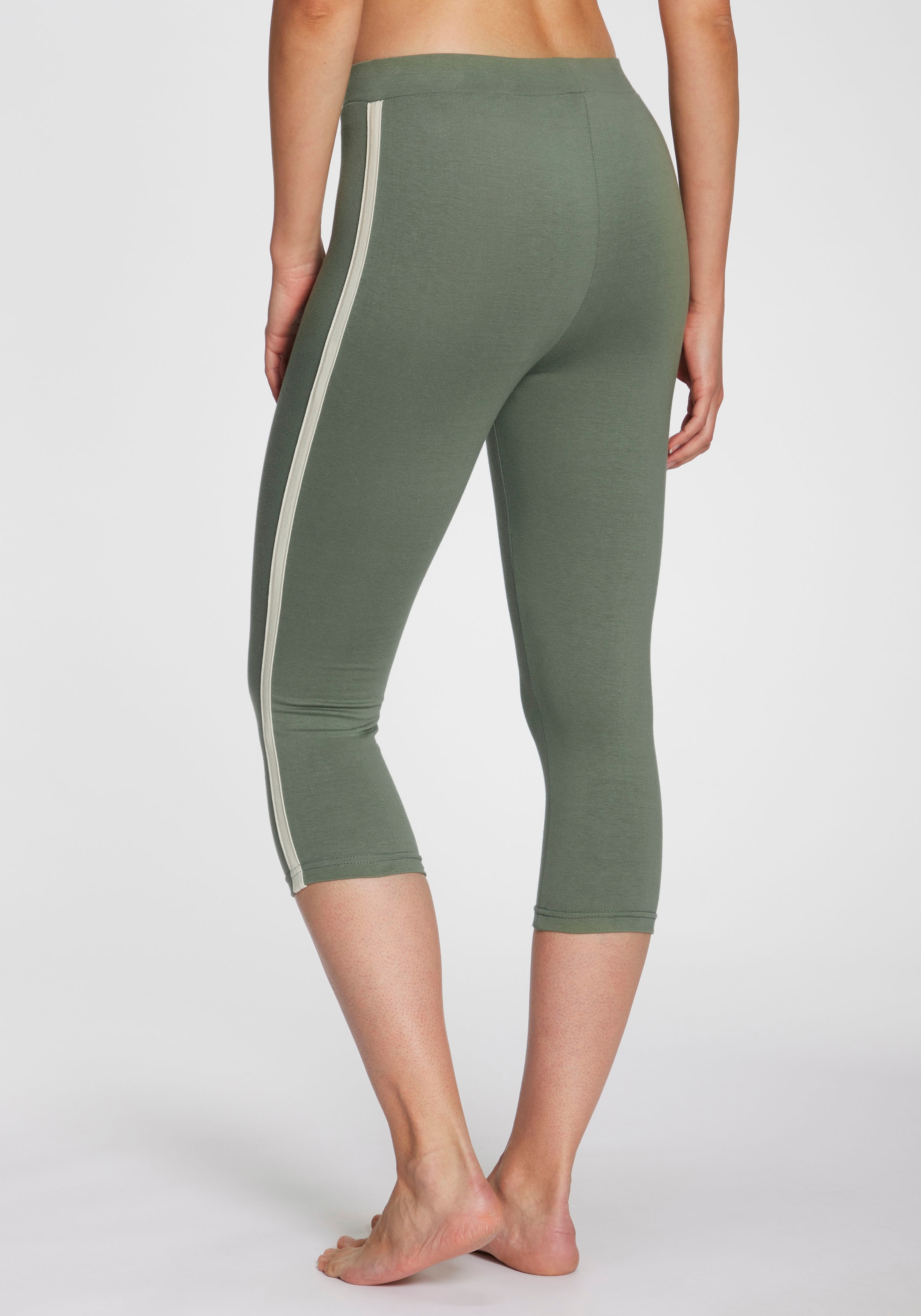 H.I.S Caprileggings, mit schmalen Seitenstreifen