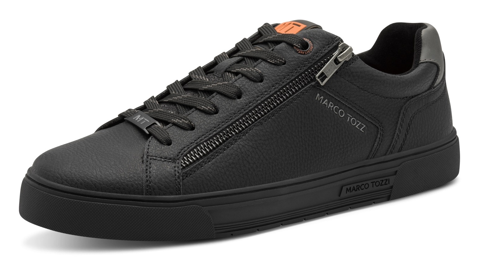 MARCO TOZZI Sneaker, Freizeitschuh, Halbschuh, Schnürschuh mit seitlicher L günstig online kaufen
