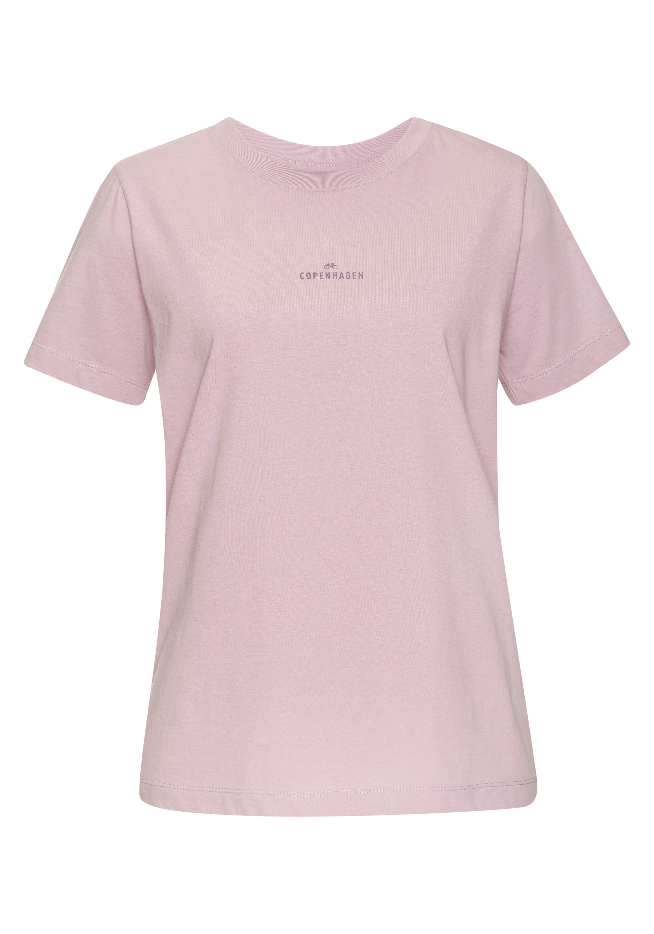 Copenhagen Studios T-Shirt »mit dezentem Logoprint vorn«, aus softer Jersey-Qualität mit Bio-Baumwolle
