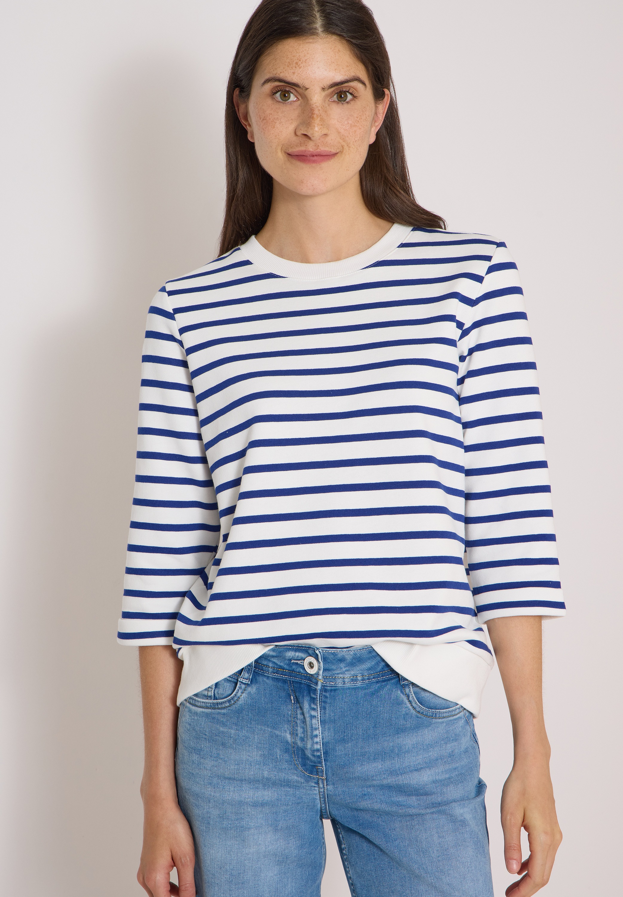 Cecil Sweatshirt, mit 3/4 Ärmeln