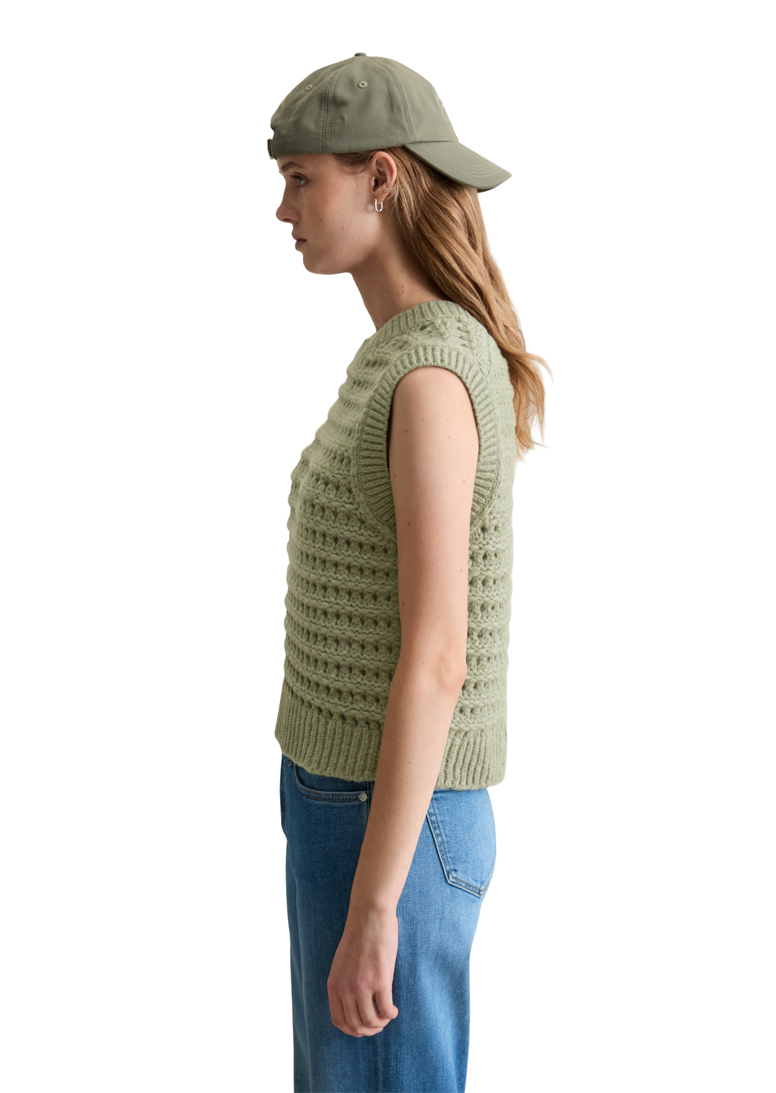 Marc O'Polo DENIM Rundhalspullover »aus softem Schurwolle-Mix«