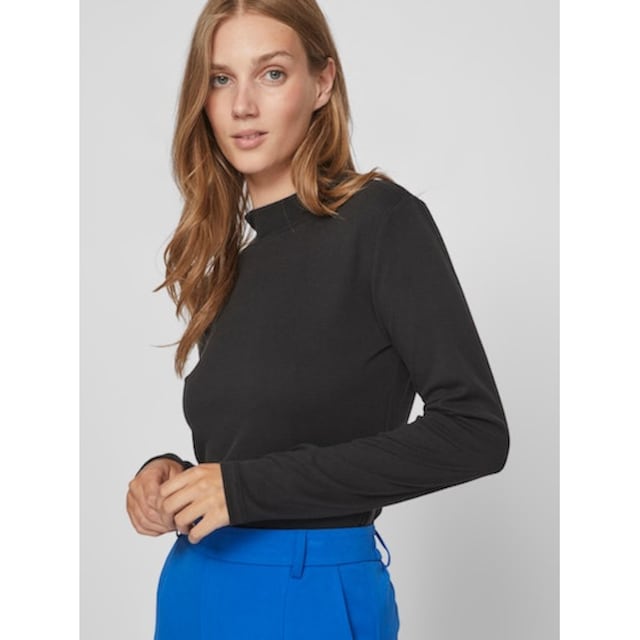 NOOS« | BAUR L/S Vila online »VILULLU RIB - kaufen TOP/SU ROLLNECK Langarmshirt