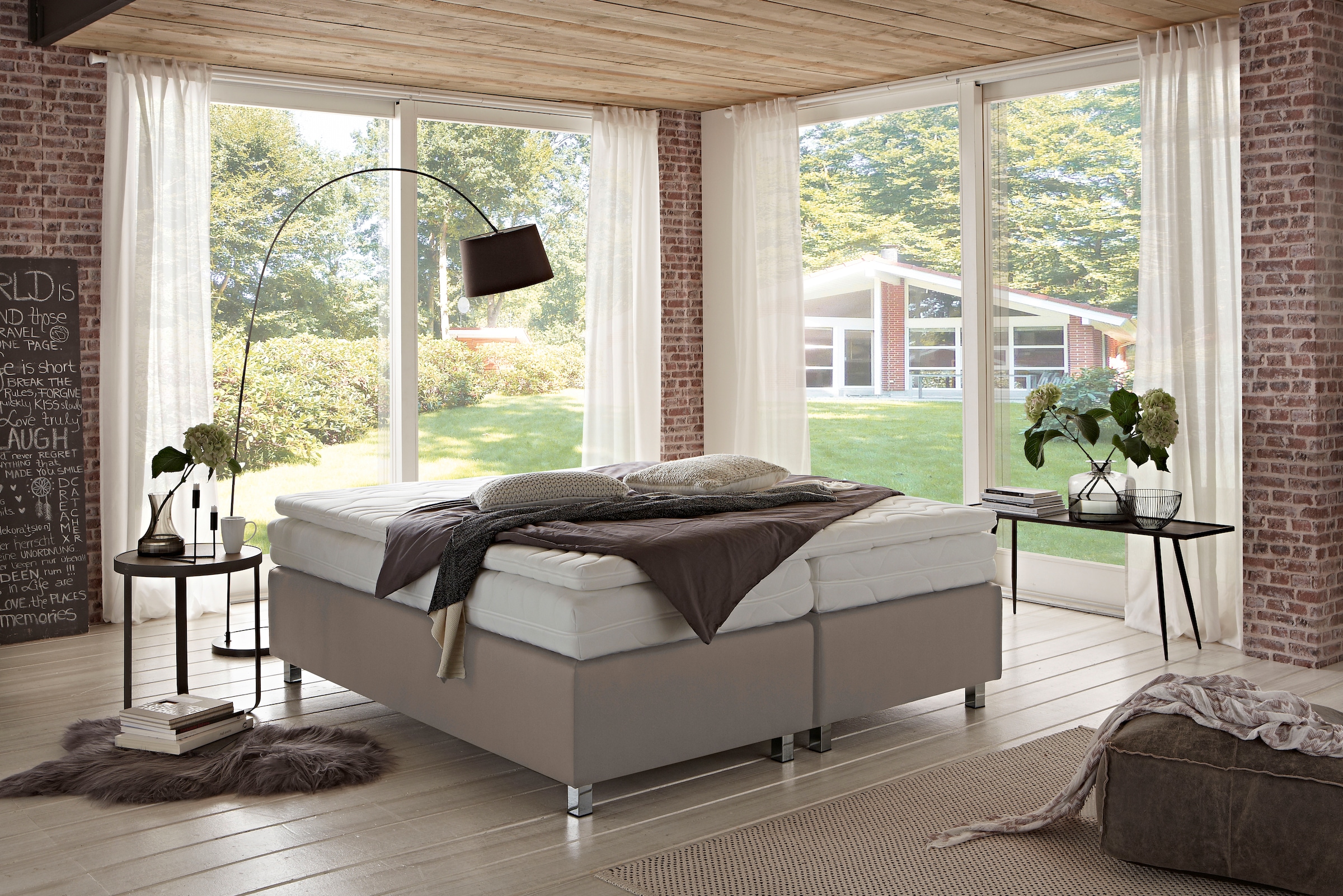 Westfalia Schlafkomfort Boxspringbett "London in den Breiten 160x200, 180x2 günstig online kaufen