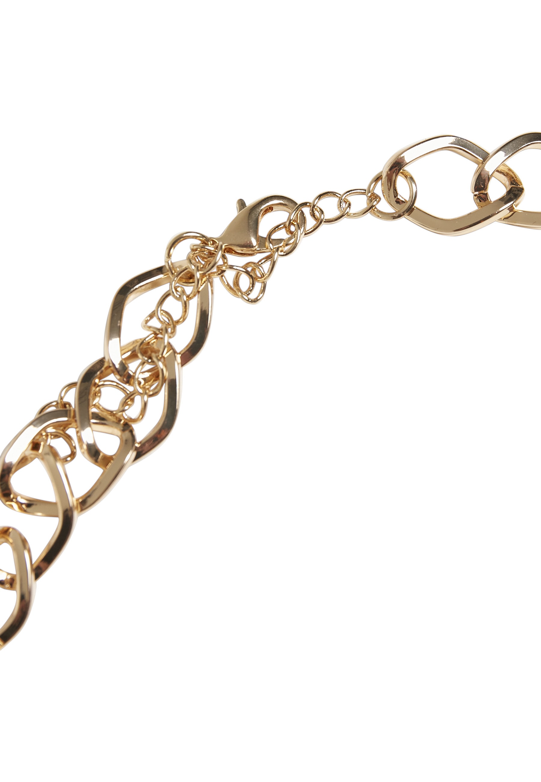 URBAN CLASSICS Edelstahlkette »Urban Classics Unisex Big Classic Necklace 2-Pack«