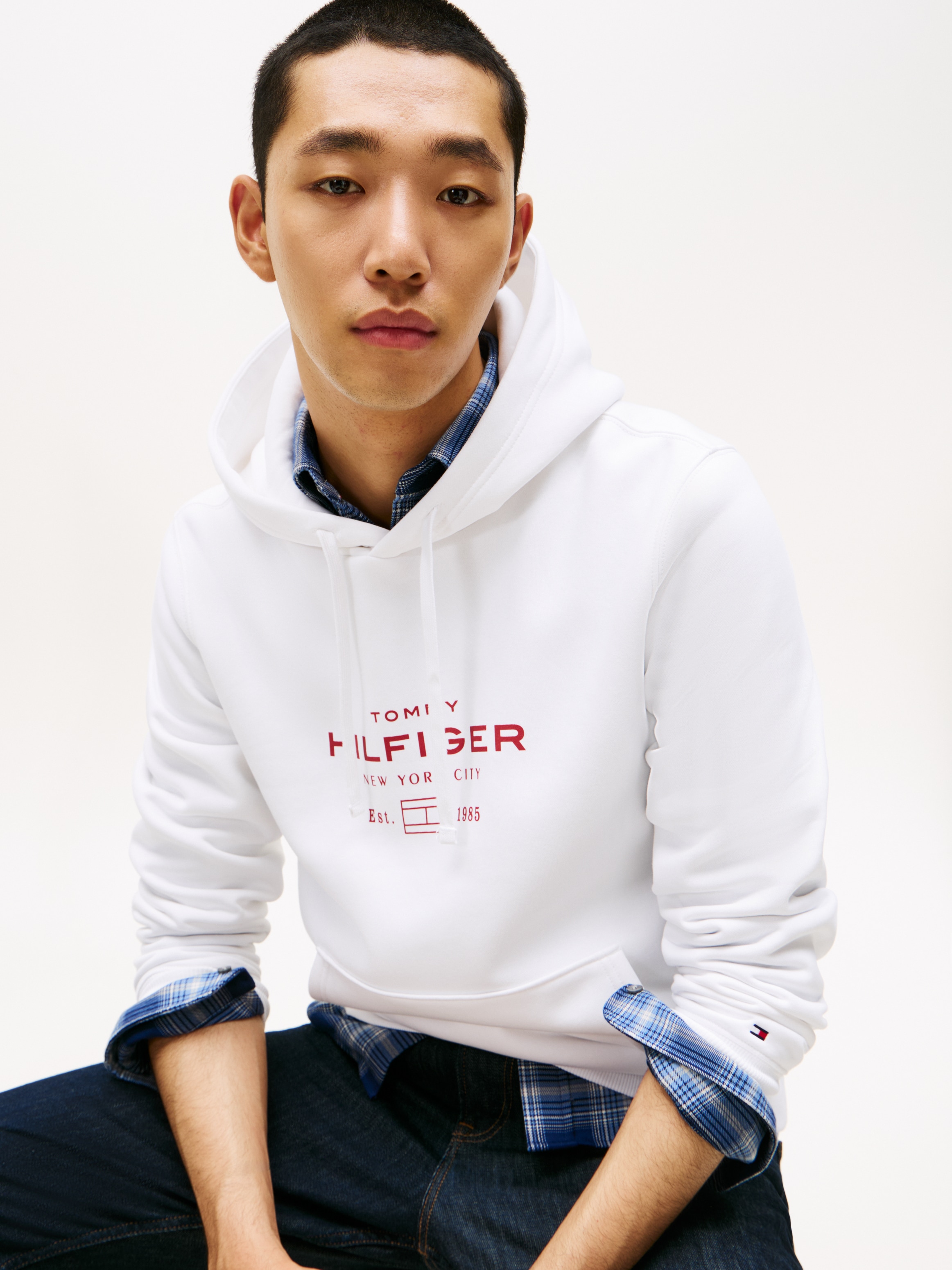 Tommy Hilfiger Kapuzensweatshirt »OVAL GRAPHIC HOODIE«, Regular fit