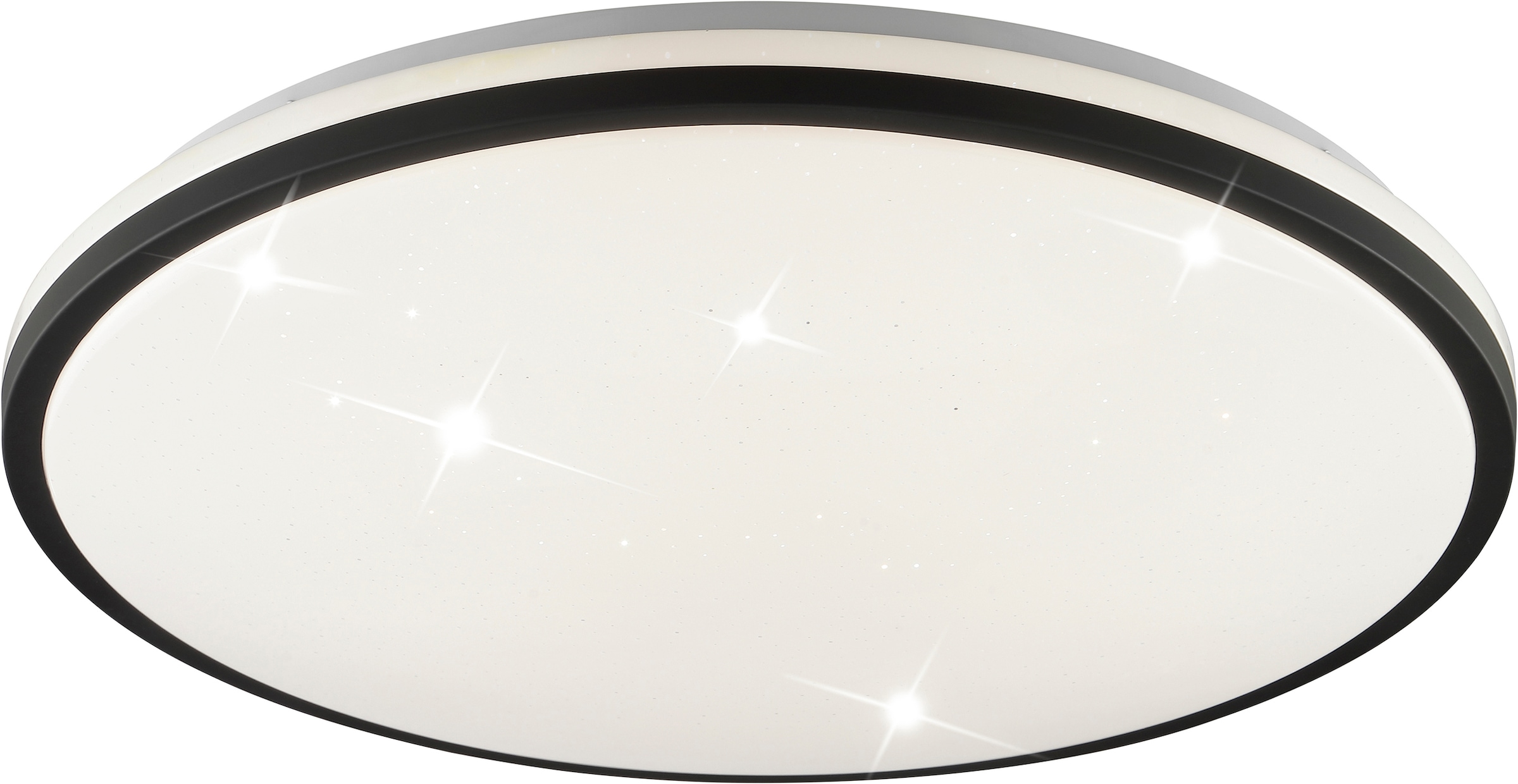 Brilliant LED Deckenleuchte »Taya« LED-Modul 1 Stk. warmweiß - kaltweiß Ø 50 cm, 5400 lm, 2700-6500 K, Sternenglanz, dimmbar, Memoryfunktion