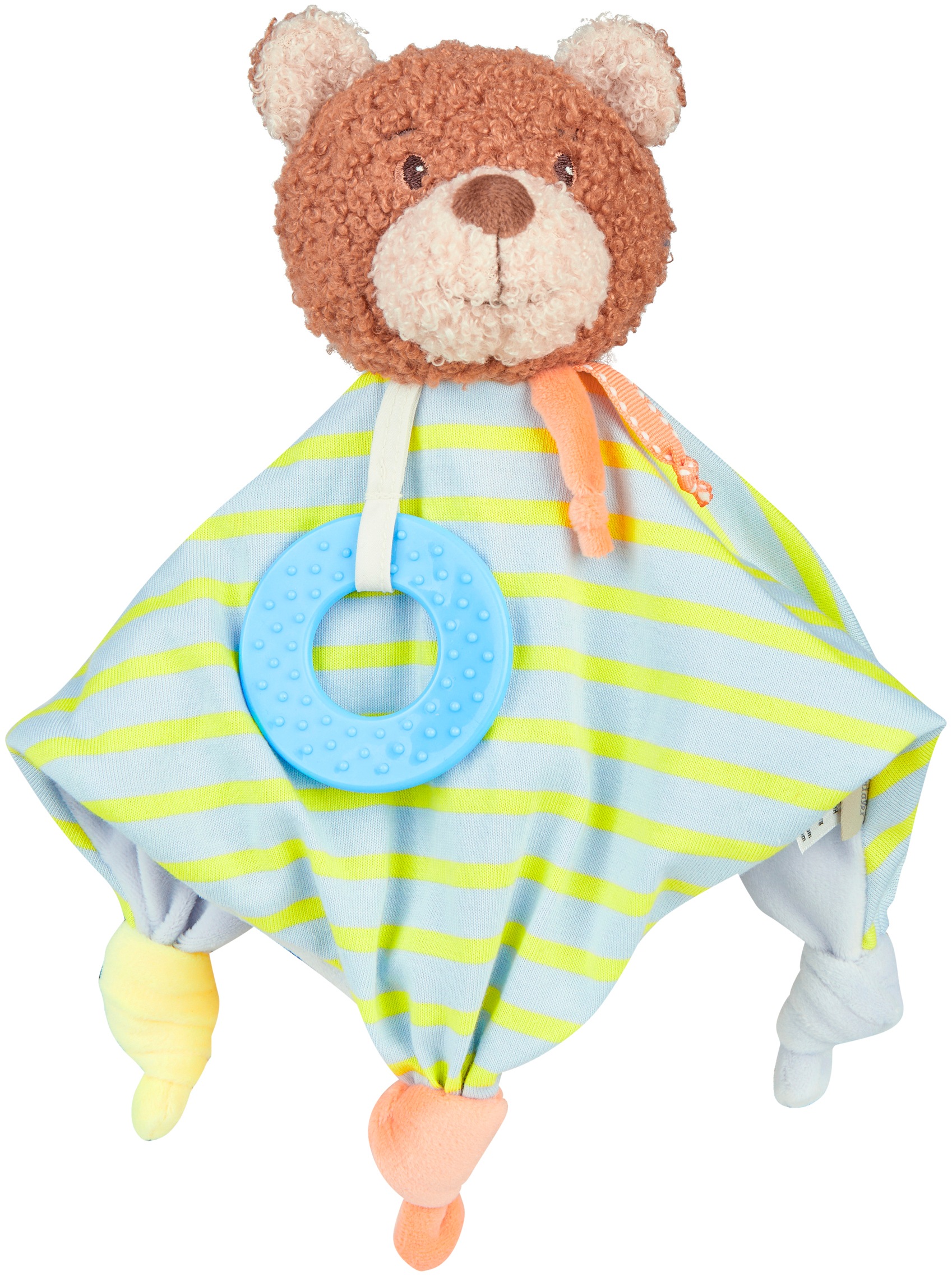 "Schmusetuch STERNTALER ""Bär Bob, M"", Baby, bunt (braun), Jersey, Plüsch, Schnuffeltücher, mit Beißring"