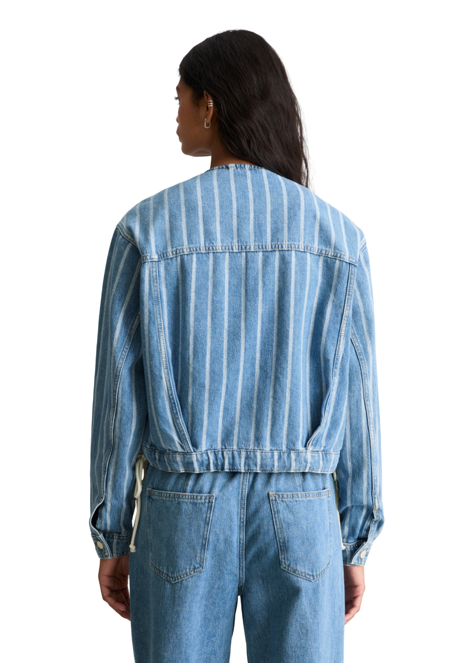 Marc O'Polo DENIM Jeansjacke »aus reiner Bio-Baumwolle« ohne Kapuze