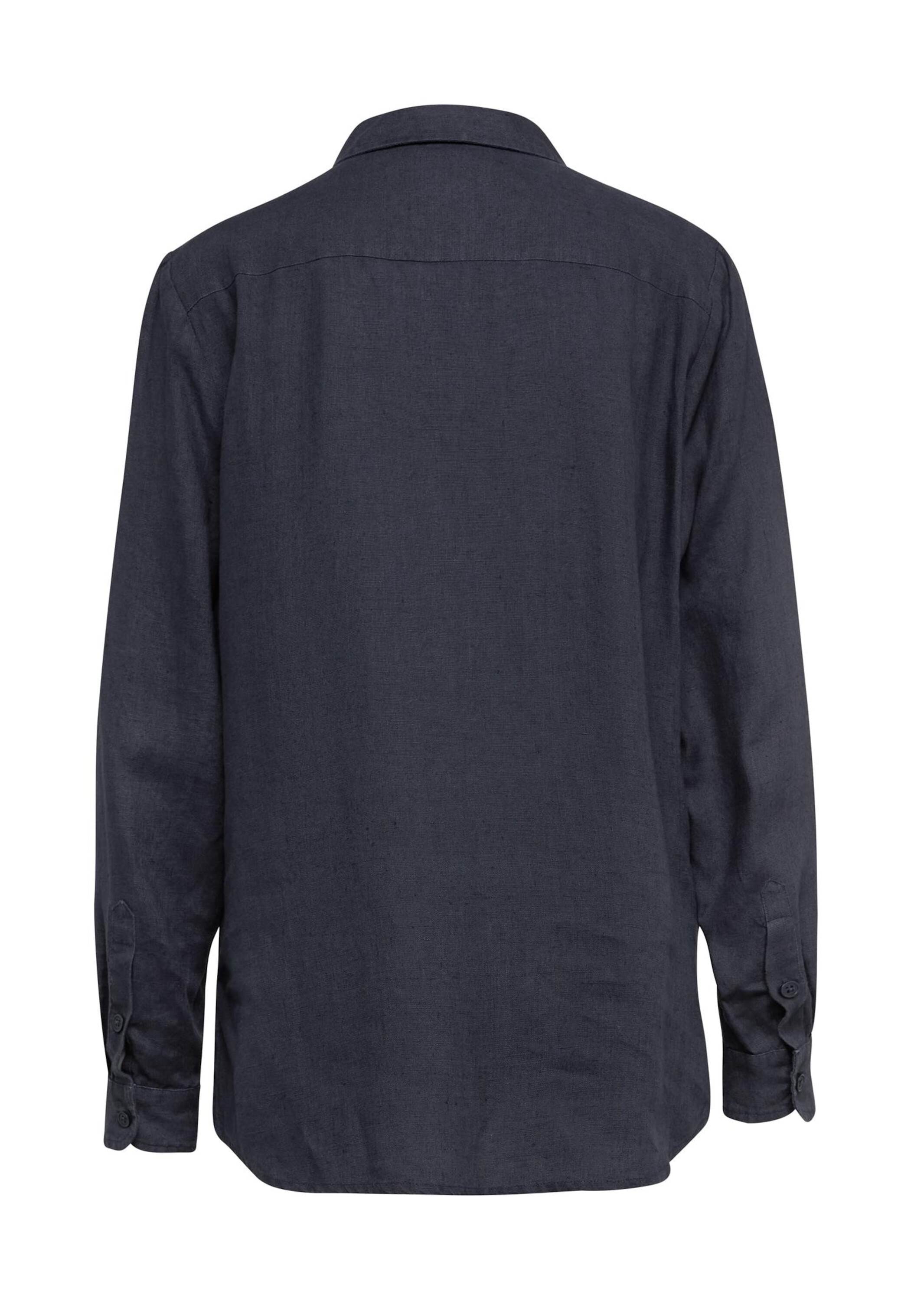 GOLDNER Langarmbluse »Leinenbluse Leinenbluse«