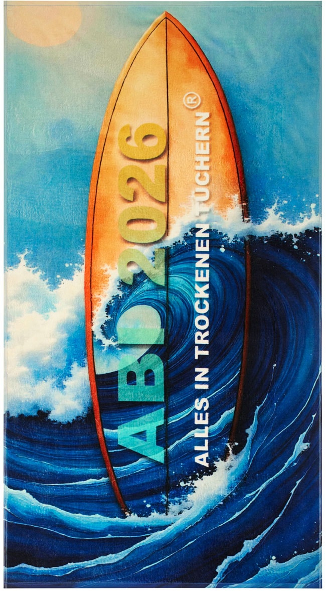 Egeria Strandtuch "ABI 2026" 75x150 cm, "ABI 2025-Alles in trockenen Tücher günstig online kaufen