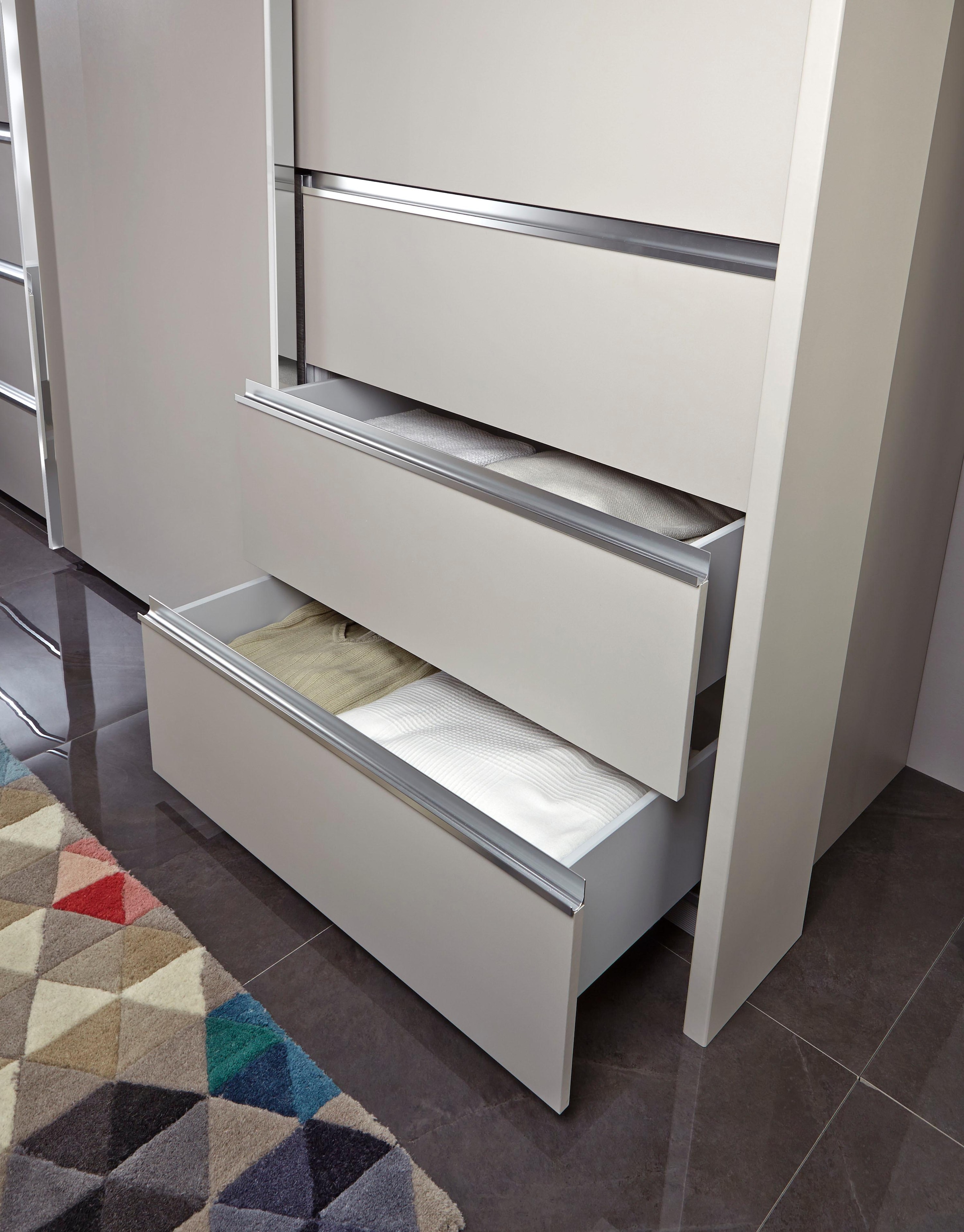 »Malibu«, BAUR | WIEMANN 165 Breite Schwebetürenschrank mit Glasfront cm