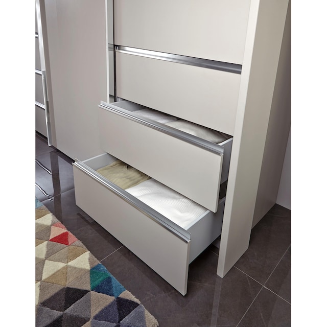 WIEMANN Schwebetürenschrank »Malibu«, Breite 165 cm mit Glasfront | BAUR