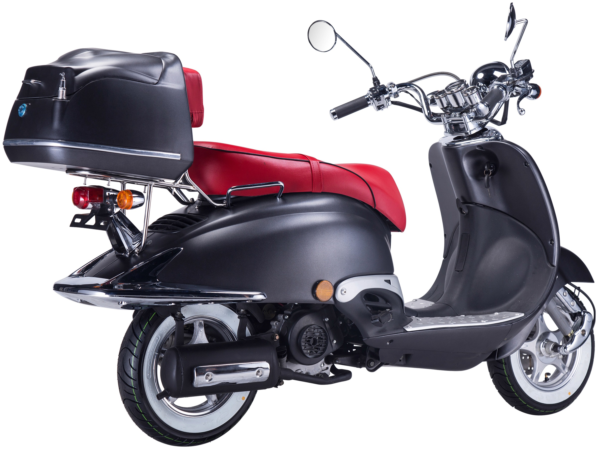 GT UNION Motorroller »Strada«, 50 cm³, 45 km/h, Euro 5, 3 PS, (Set), mit  Topcase auf Rechnung online bestellen | BAUR