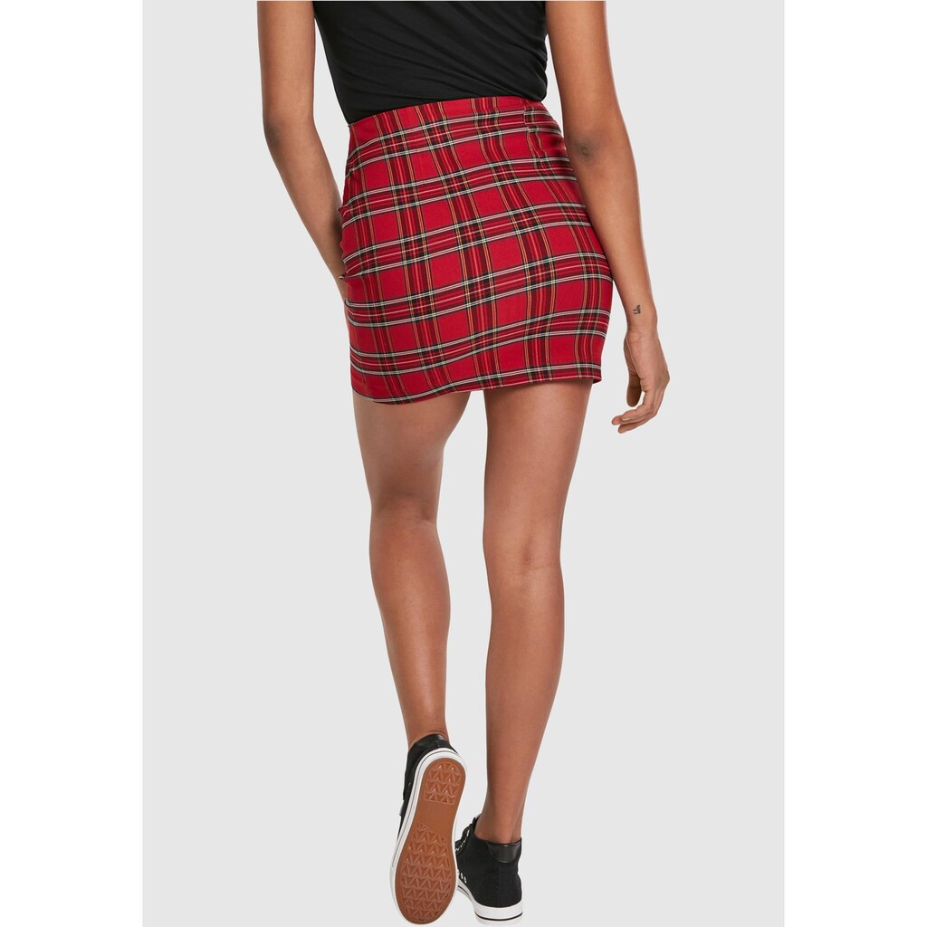 URBAN CLASSICS Sommerrock »Urban Classics Damen Ladies Short Checker Skirt«, (1 tlg.)